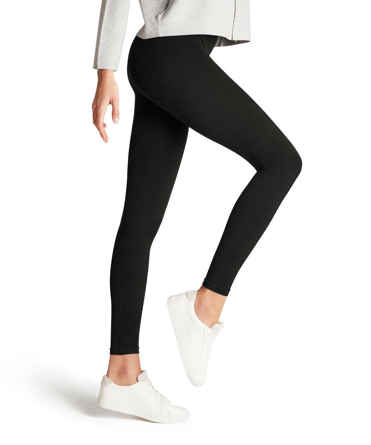 Legginsy Falke Seamless Shaping Leggings Damskie Czarne | DTLCHJ-019