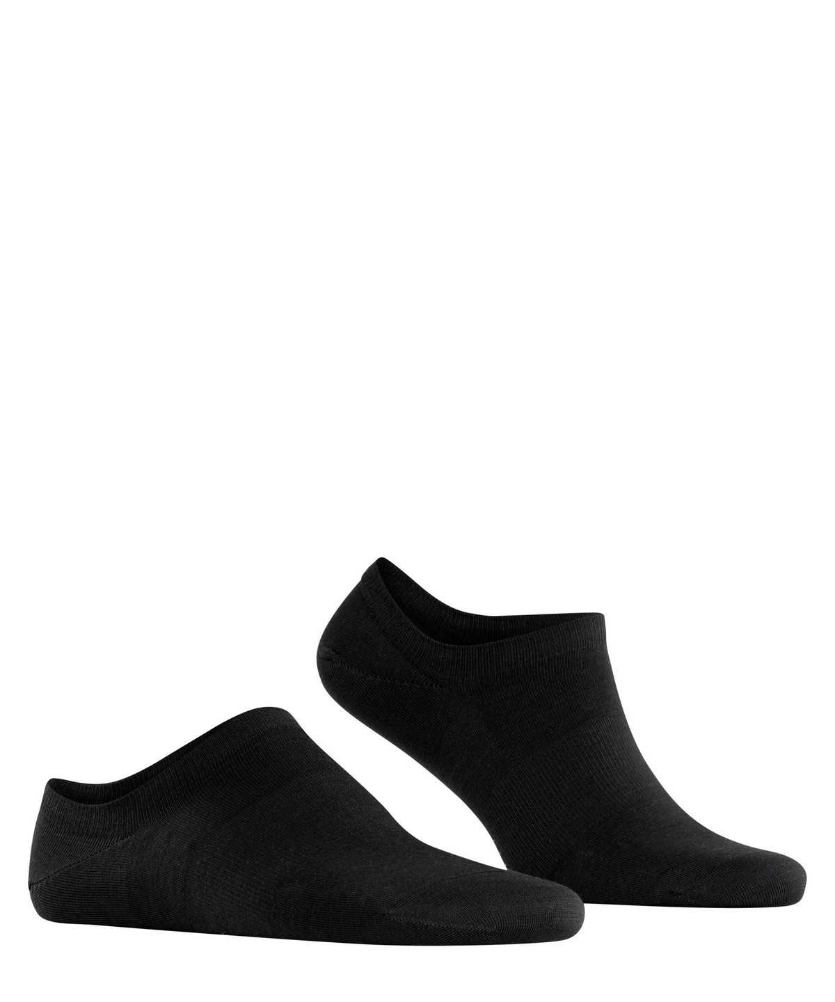 No Show Socks Falke ClimaWool Invisibles Męskie Czarne | AZIKRQ-180