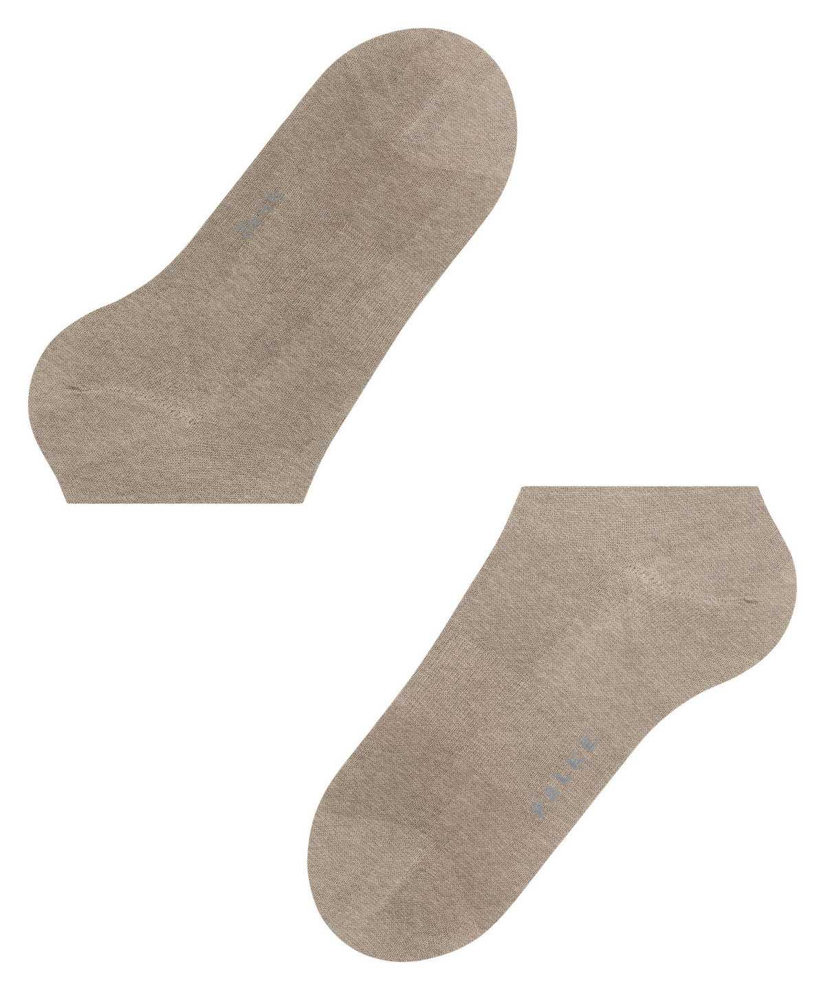 No Show Socks Falke ClimaWool Invisibles Męskie Szare | BSNWPX-291