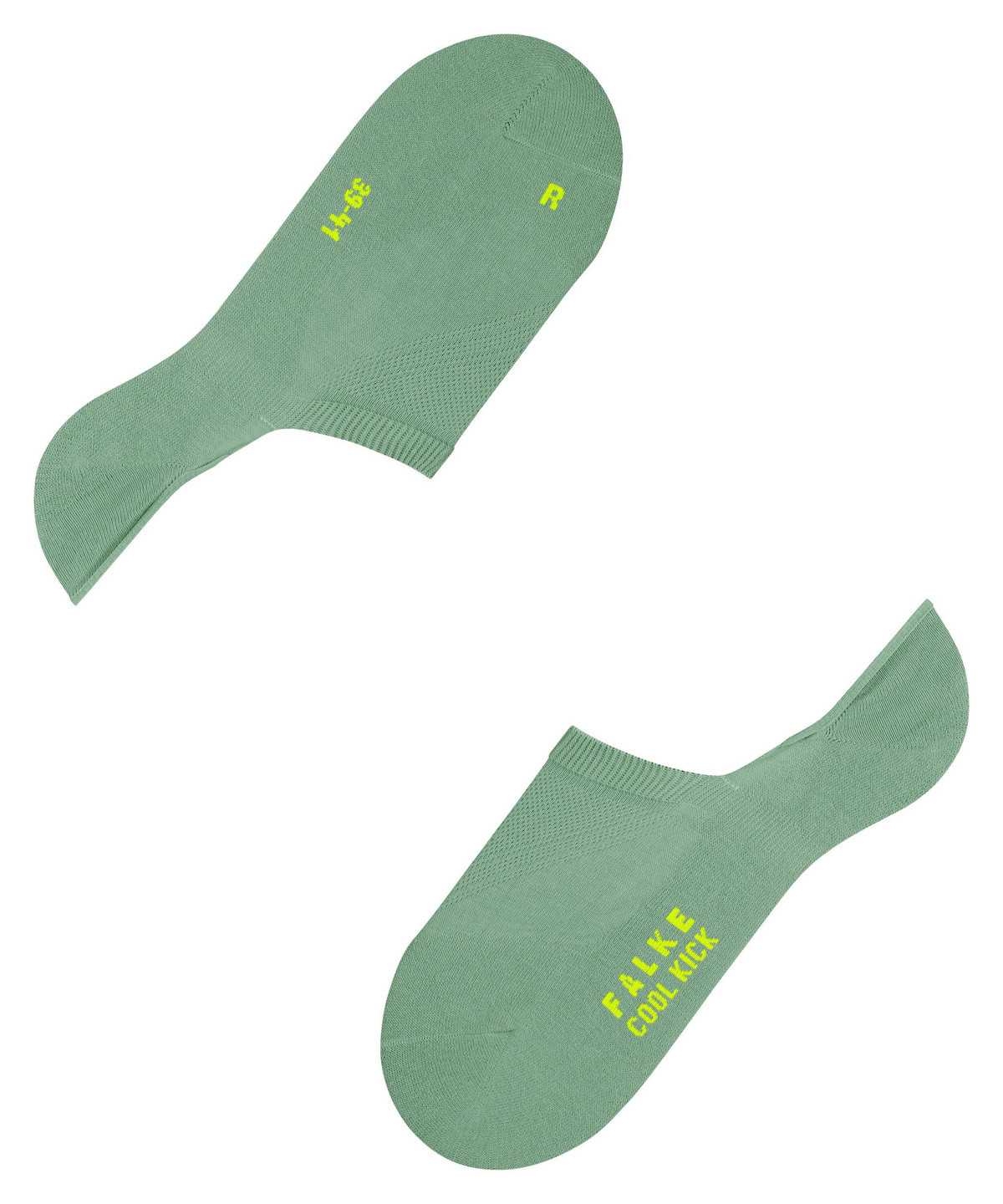 No Show Socks Falke Cool Kick Invisibles Męskie Zielone | JKBANZ-594