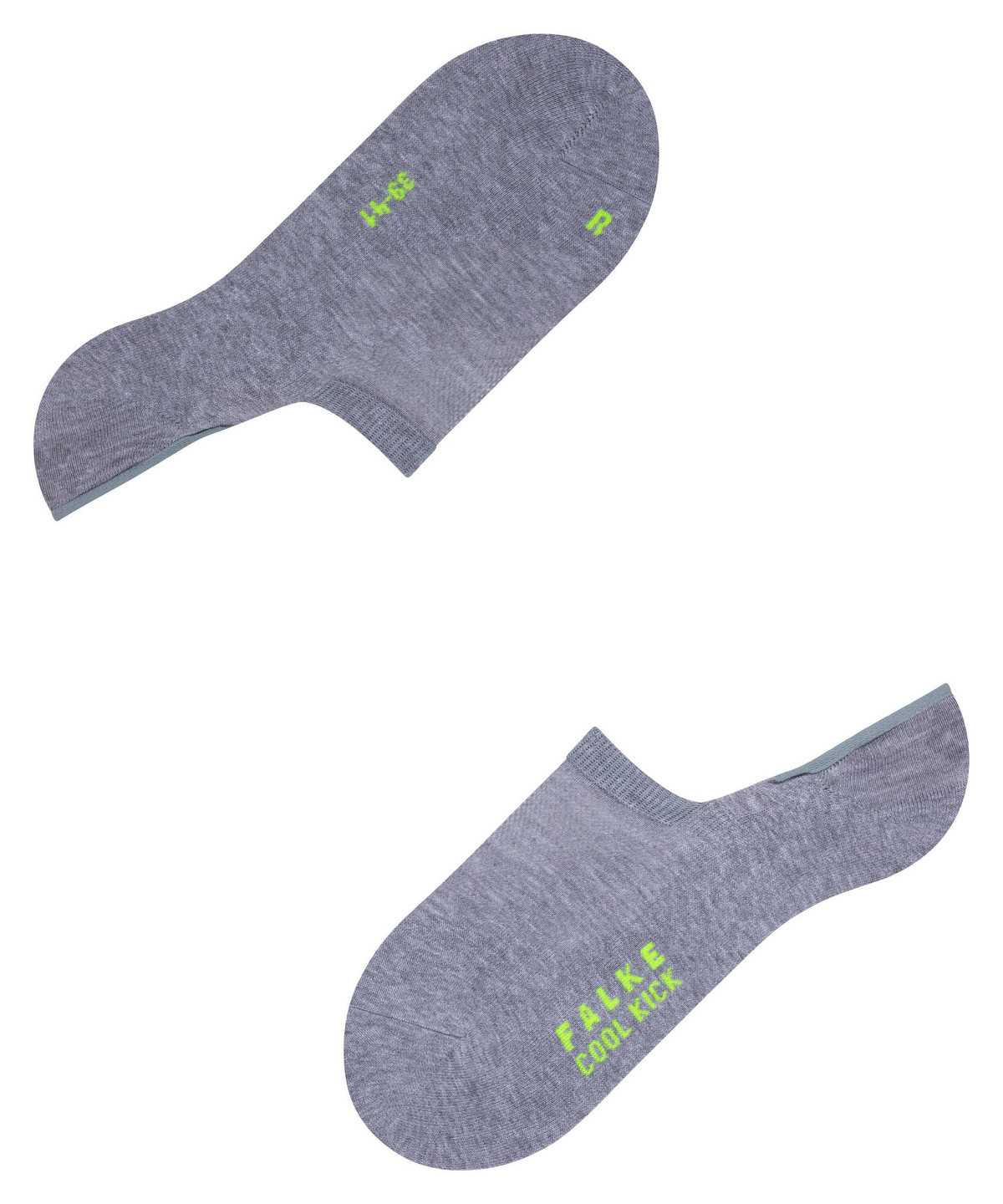 No Show Socks Falke Cool Kick Invisibles Męskie Szare | KSLXNR-692