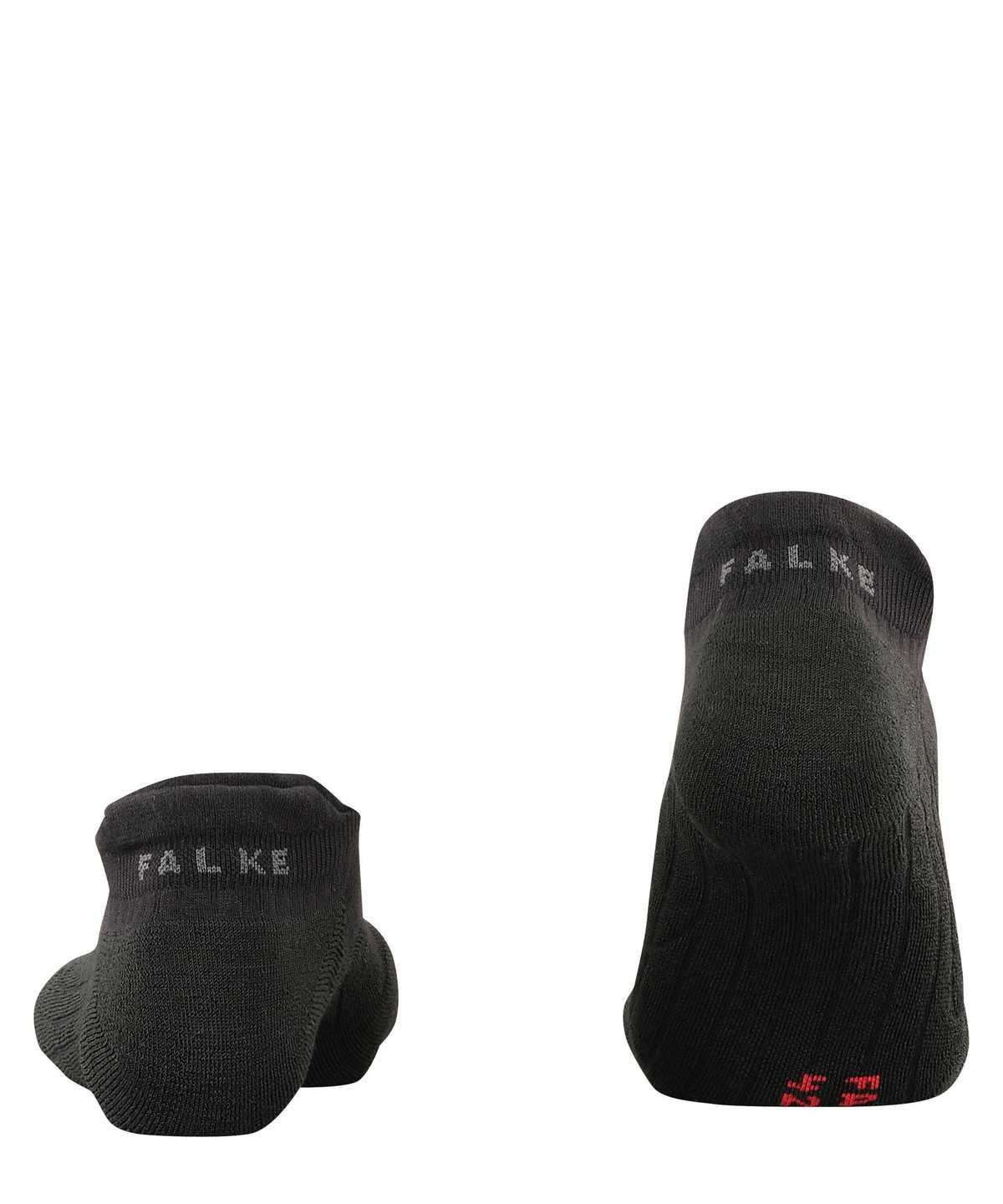 No Show Socks Falke GO2 Invisible Golf Invisibles Męskie Czarne | LDFYMU-869