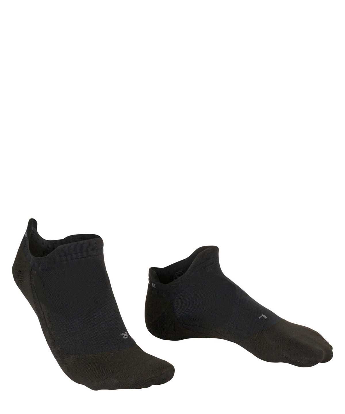 No Show Socks Falke GO5 Invisible Golf Invisibles Męskie Czarne | NZMFXB-542