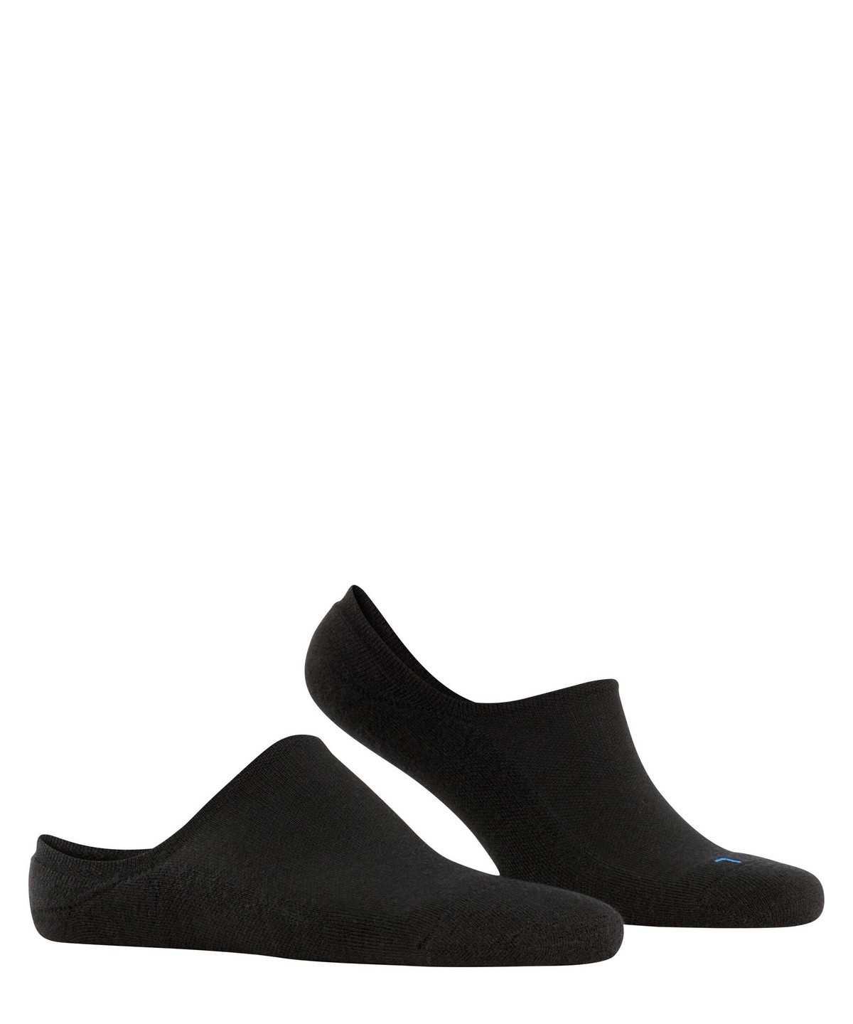 No Show Socks Falke Keep Warm Invisibles Męskie Czarne | YOASNJ-781