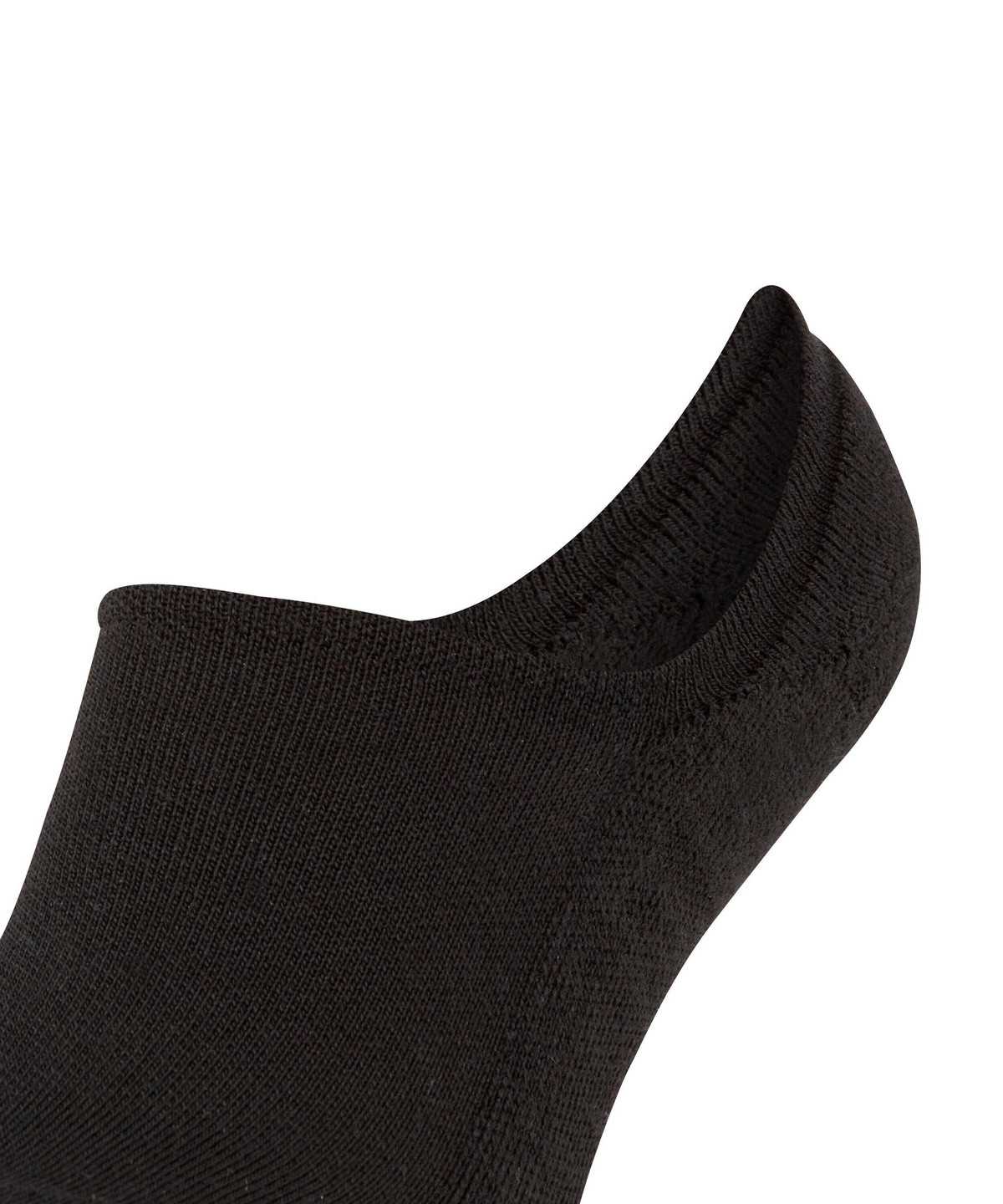 No Show Socks Falke Keep Warm Invisibles Męskie Czarne | YOASNJ-781