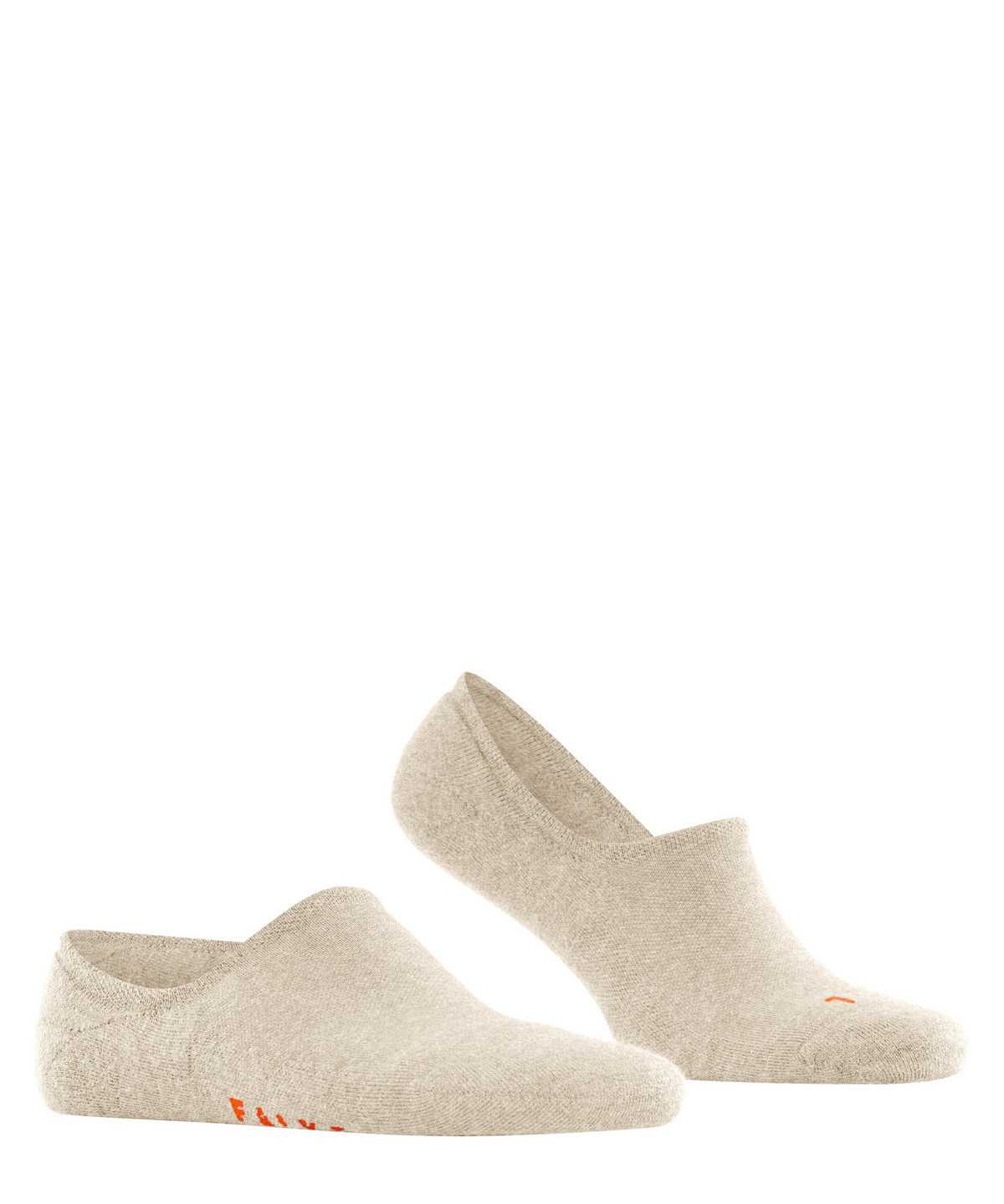 No Show Socks Falke Keep Warm Invisibles Męskie Beżowe | SKLBFM-759