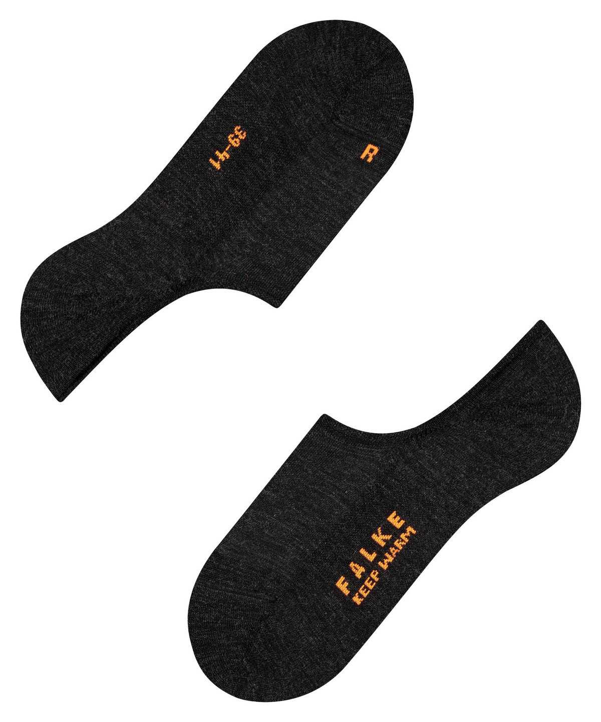 No Show Socks Falke Keep Warm Invisibles Damskie Szare | WAZUGL-879