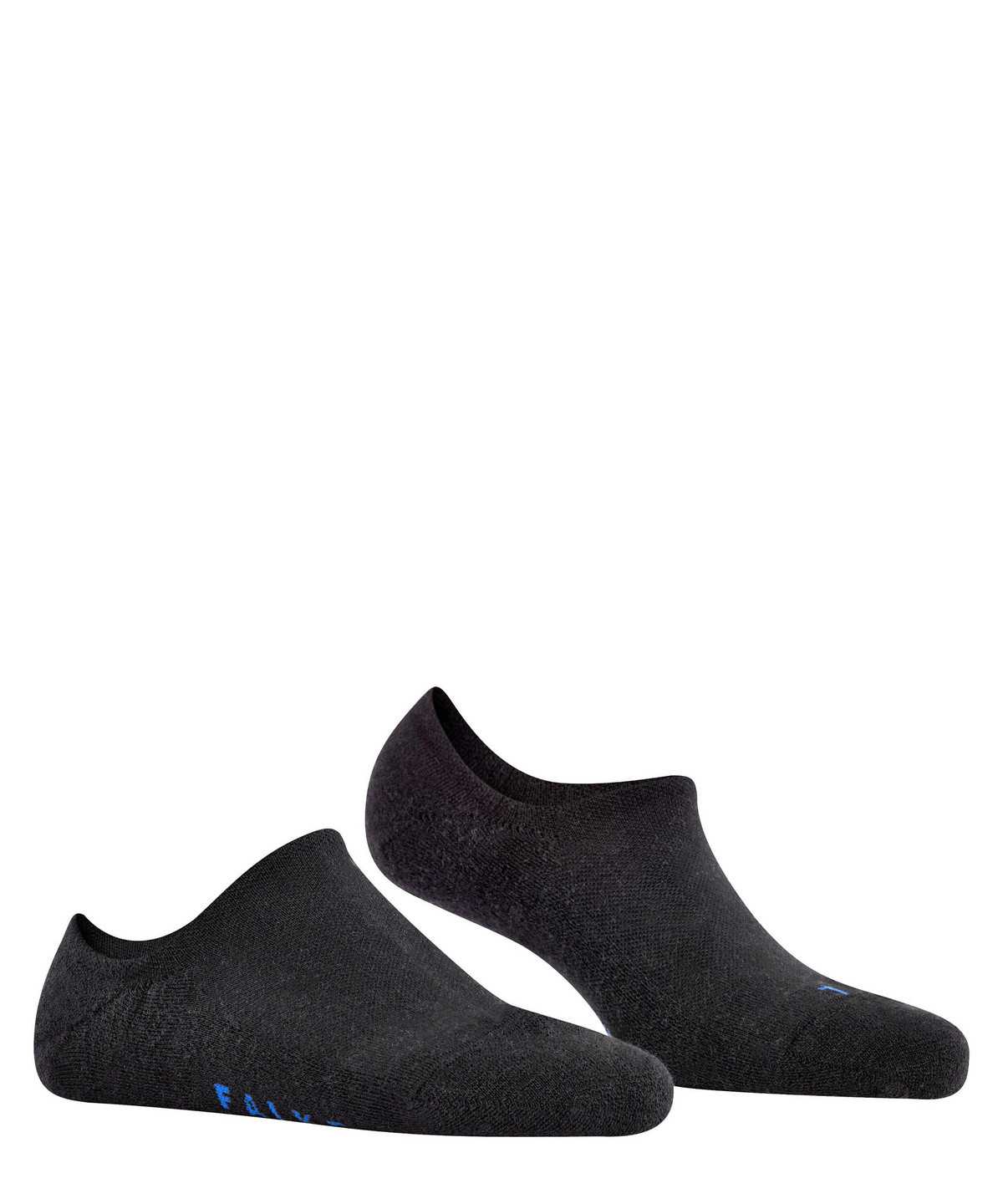 No Show Socks Falke Keep Warm Invisibles Damskie Czarne | AUHWXJ-548