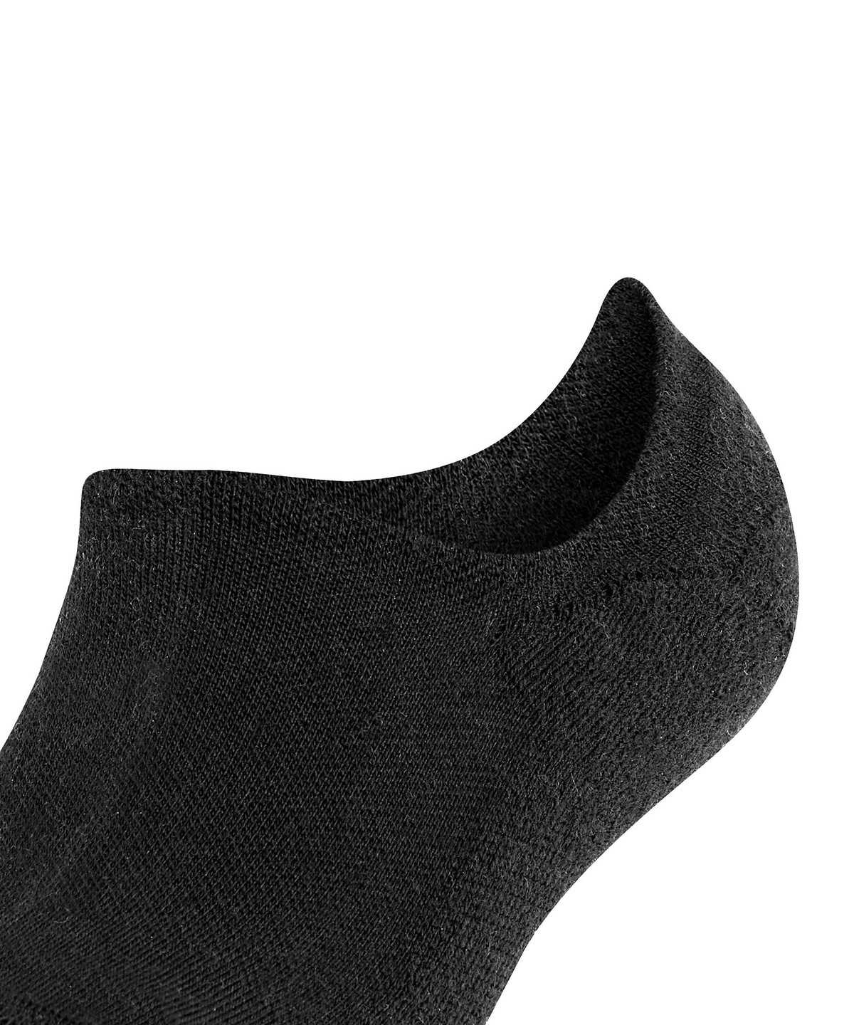 No Show Socks Falke Keep Warm Invisibles Damskie Czarne | AUHWXJ-548