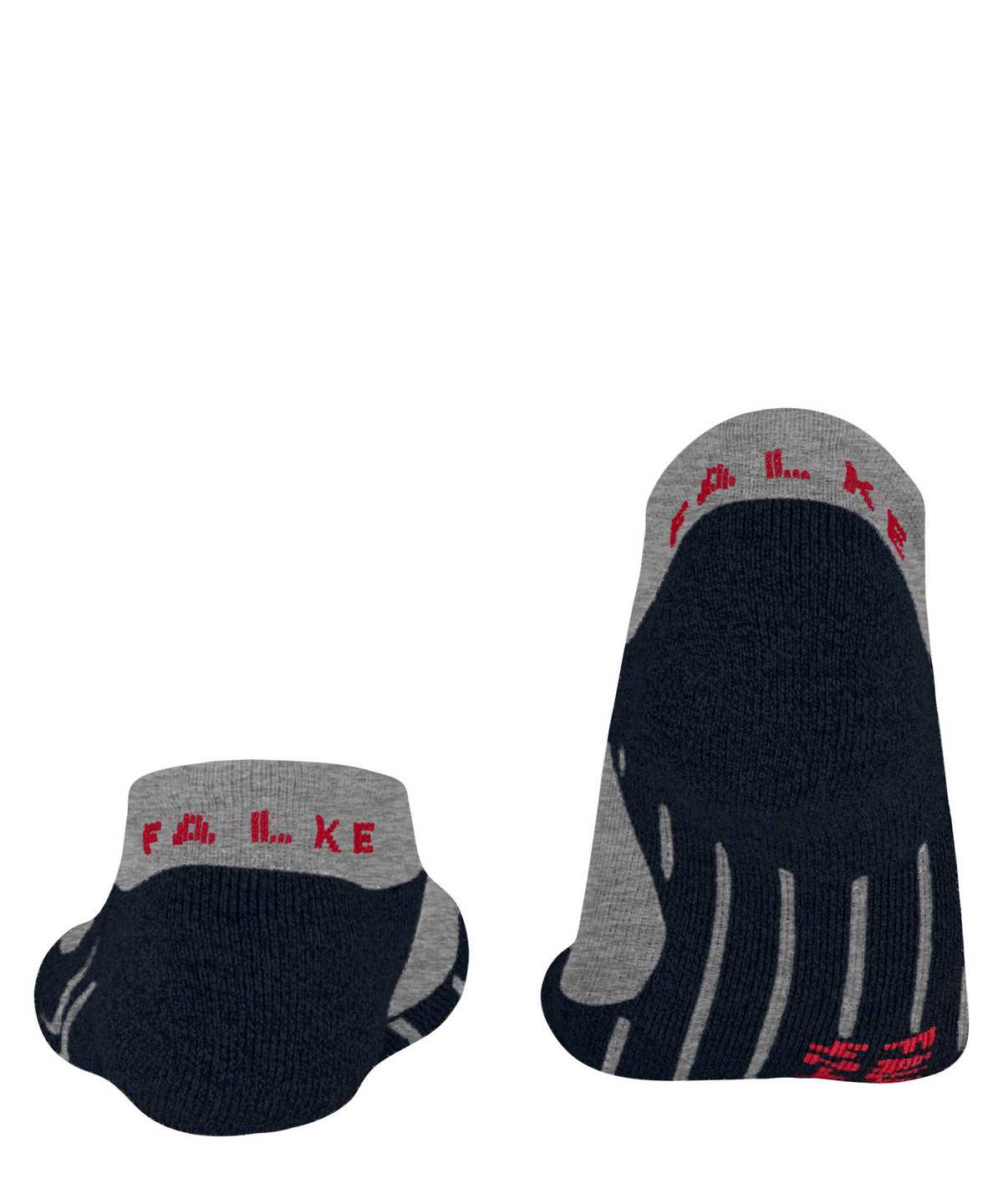 No Show Socks Falke RU3 Comfort Invisible Running Invisibles Męskie Szare | HEDVTG-718