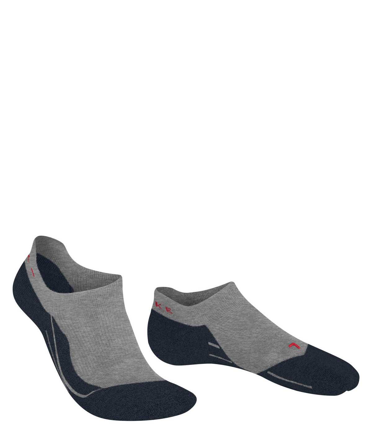 No Show Socks Falke RU3 Comfort Invisible Running Invisibles Męskie Szare | HEDVTG-718