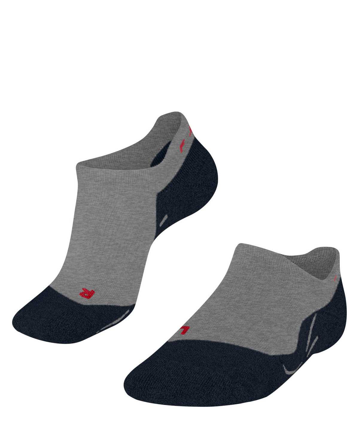 No Show Socks Falke RU3 Comfort Invisible Running Invisibles Męskie Szare | HEDVTG-718