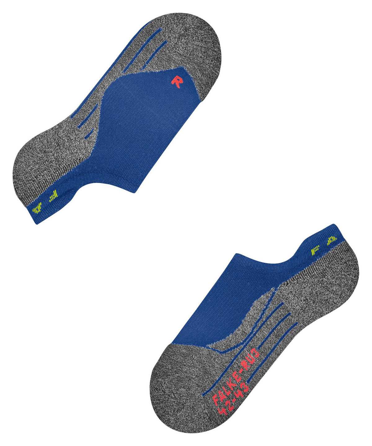 No Show Socks Falke RU3 Comfort Invisible Running Invisibles Męskie Niebieskie | YSTHRC-560