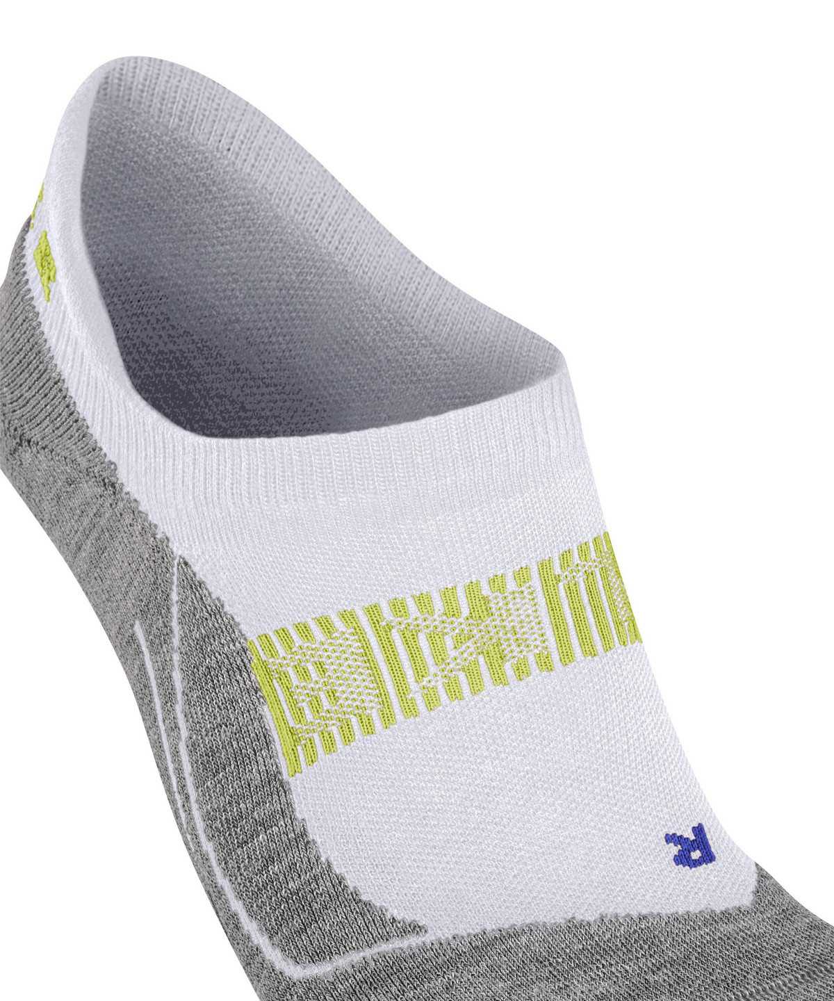 No Show Socks Falke RU4 Endurance Cool Invisible Running Invisibles Męskie Białe | BPSRMV-809