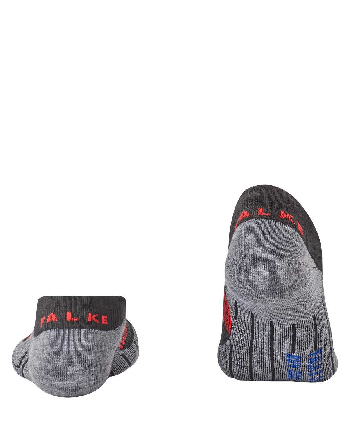 No Show Socks Falke RU4 Endurance Cool Invisible Running Invisibles Męskie Czarne | JQMOXN-830