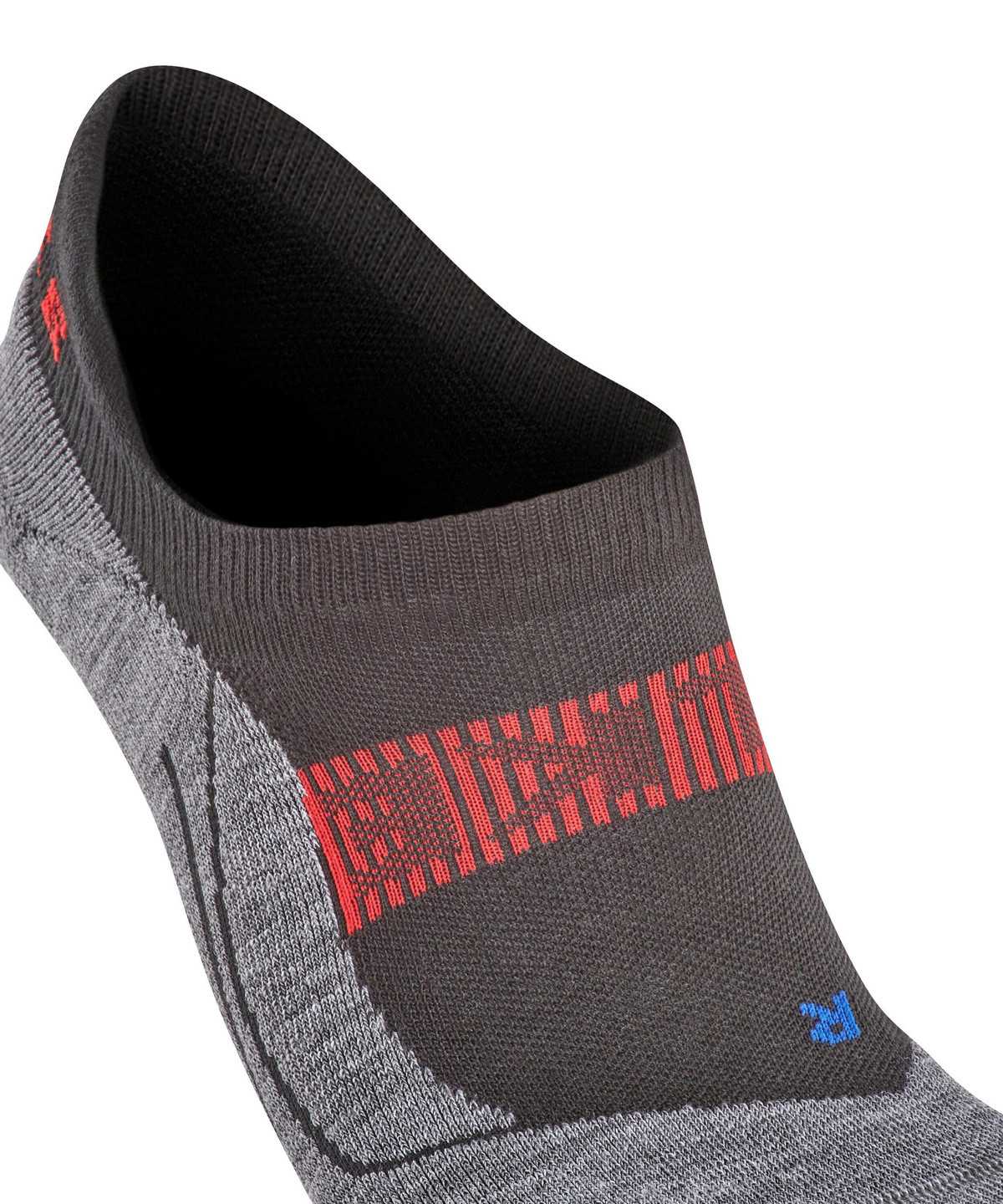 No Show Socks Falke RU4 Endurance Cool Invisible Running Invisibles Męskie Czarne | JQMOXN-830