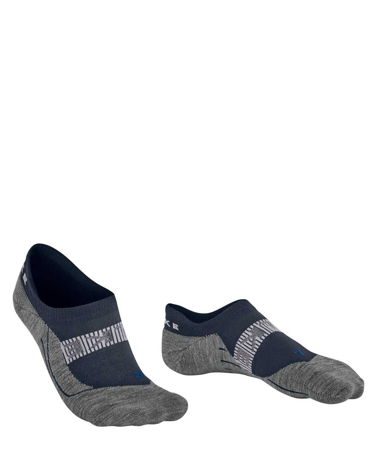 No Show Socks Falke RU4 Endurance Cool Invisible Running Invisibles Męskie Niebieskie | NSPDMI-937