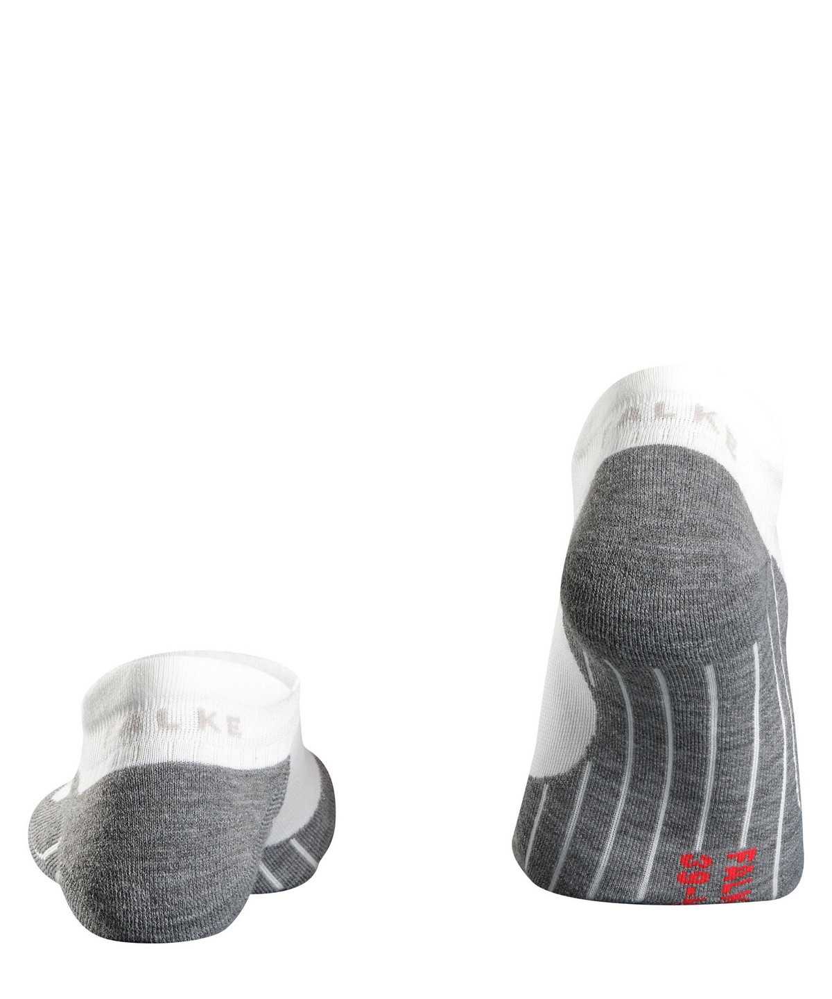 No Show Socks Falke RU4 Endurance Invisible Running Invisibles Męskie Białe | UAEDQL-293