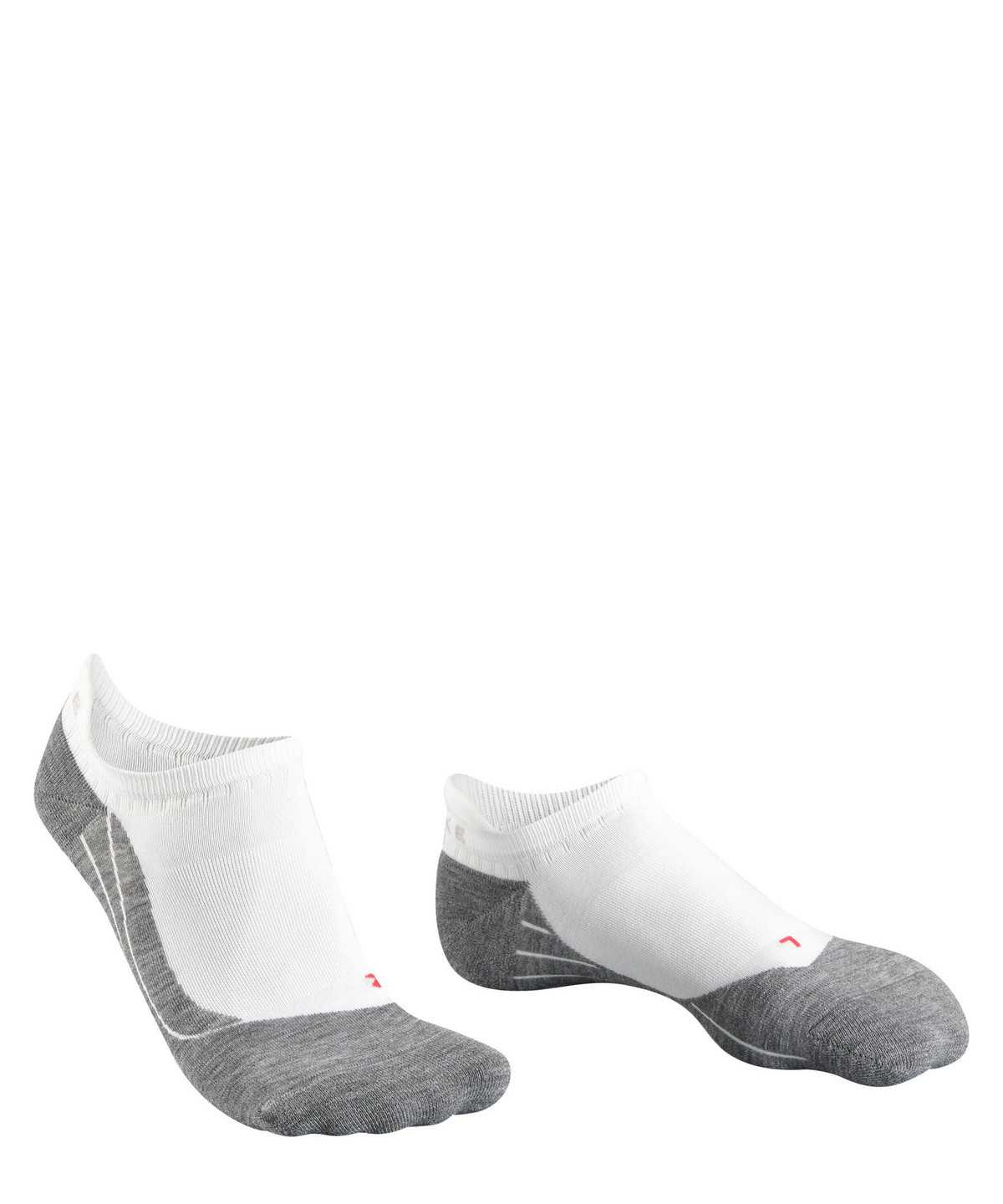 No Show Socks Falke RU4 Endurance Invisible Running Invisibles Męskie Białe | UAEDQL-293