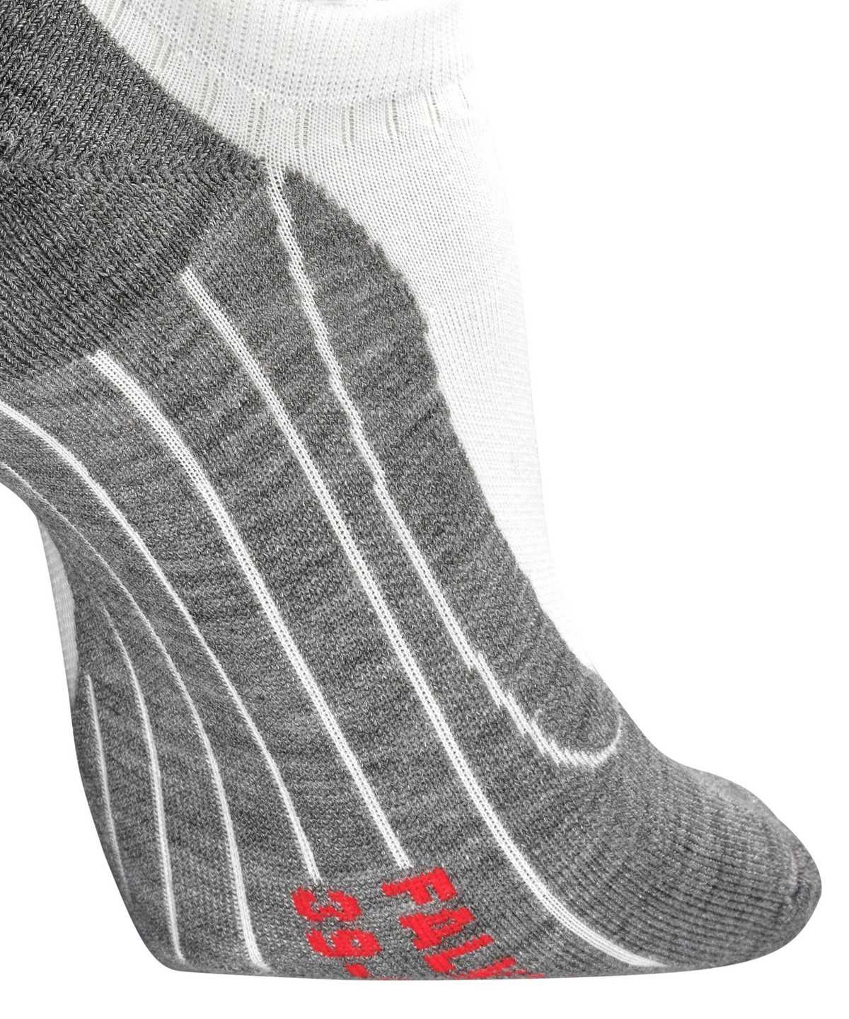 No Show Socks Falke RU4 Endurance Invisible Running Invisibles Męskie Białe | UAEDQL-293