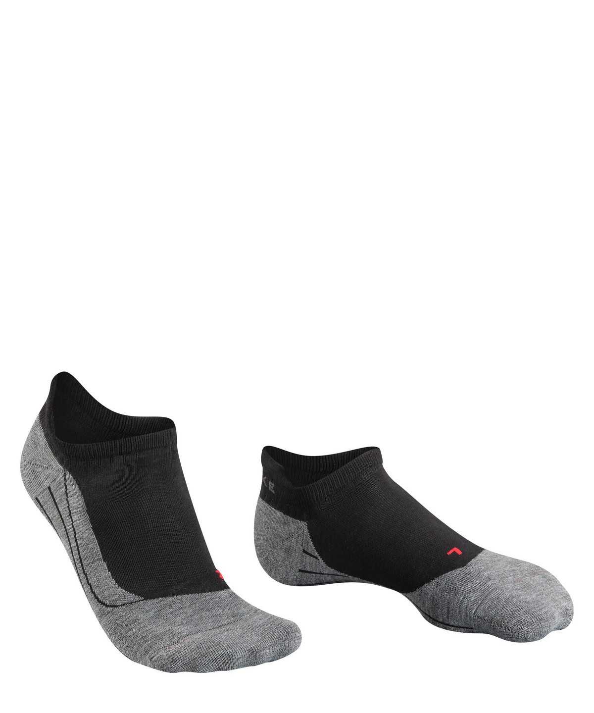 No Show Socks Falke RU4 Endurance Invisible Running Invisibles Męskie Czarne | YAGZNH-382