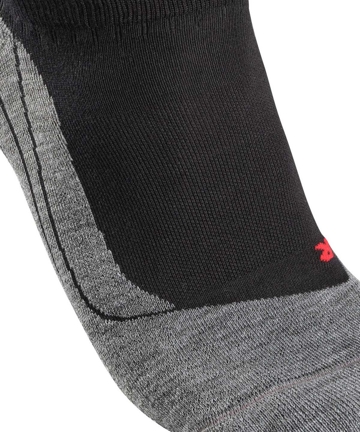 No Show Socks Falke RU4 Endurance Invisible Running Invisibles Męskie Czarne | YAGZNH-382