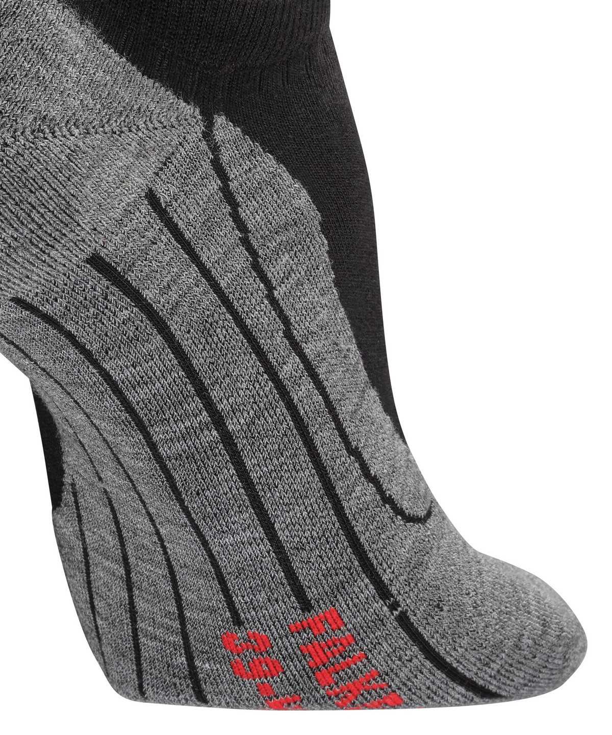 No Show Socks Falke RU4 Endurance Invisible Running Invisibles Męskie Czarne | YAGZNH-382