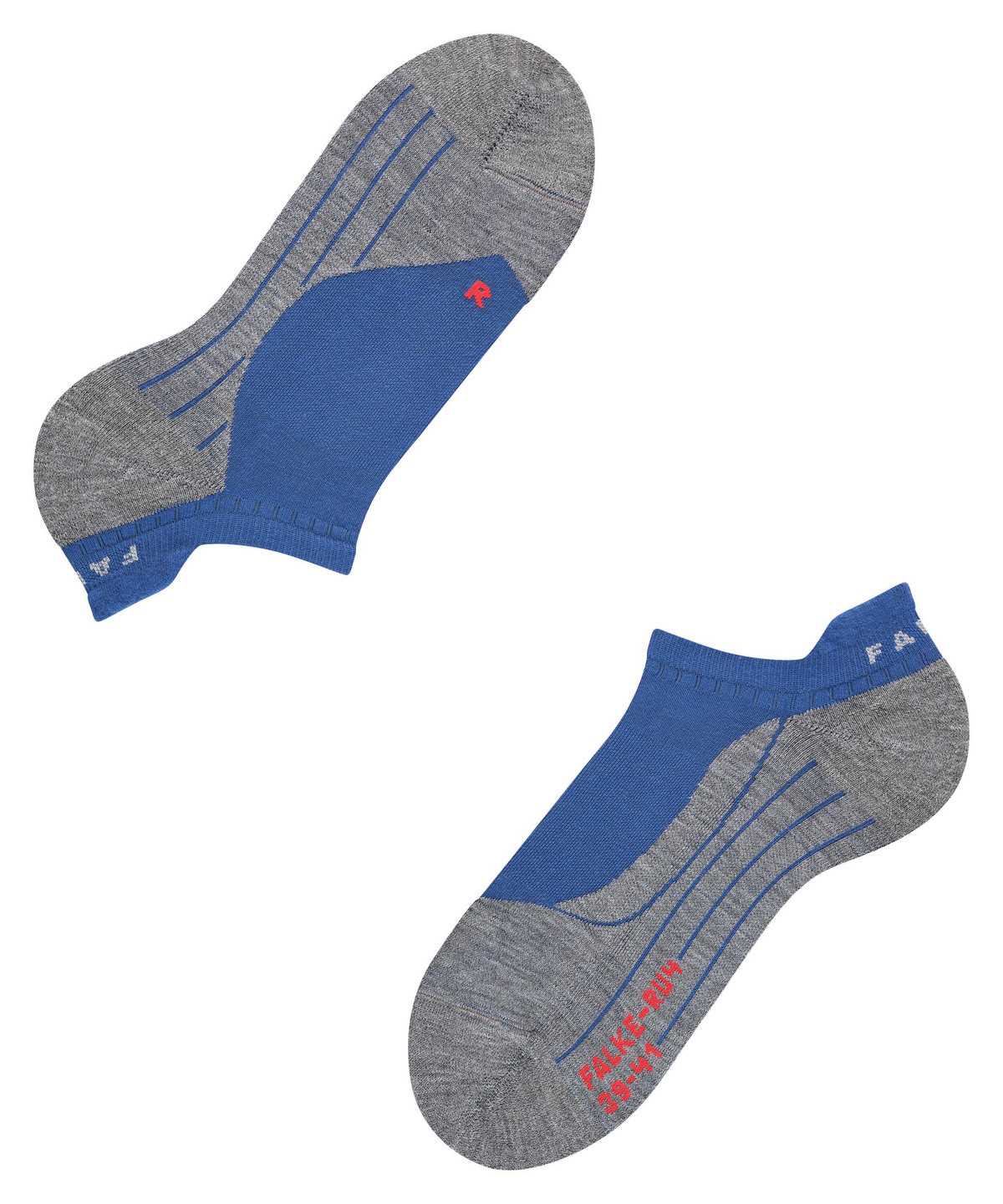 No Show Socks Falke RU4 Endurance Invisible Running Invisibles Męskie Niebieskie | IUJNQV-961