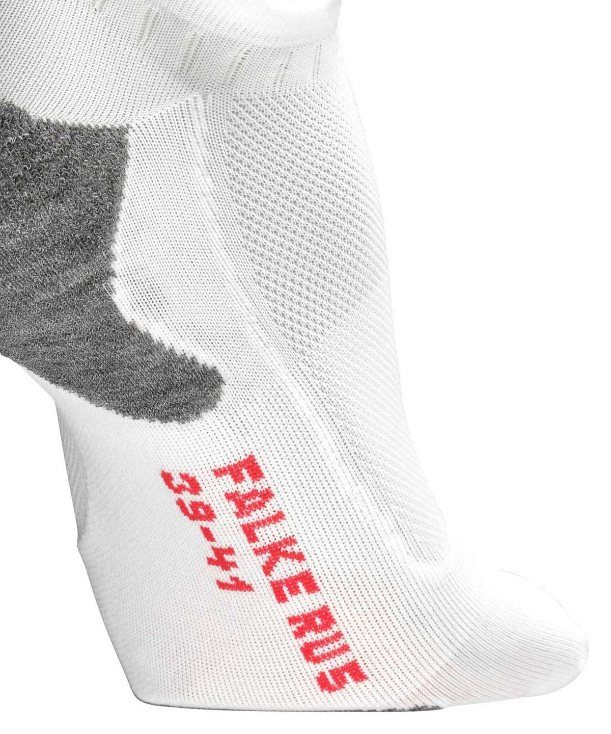 No Show Socks Falke RU5 Race Invisible Running Invisibles Męskie Białe | CIFSEW-709