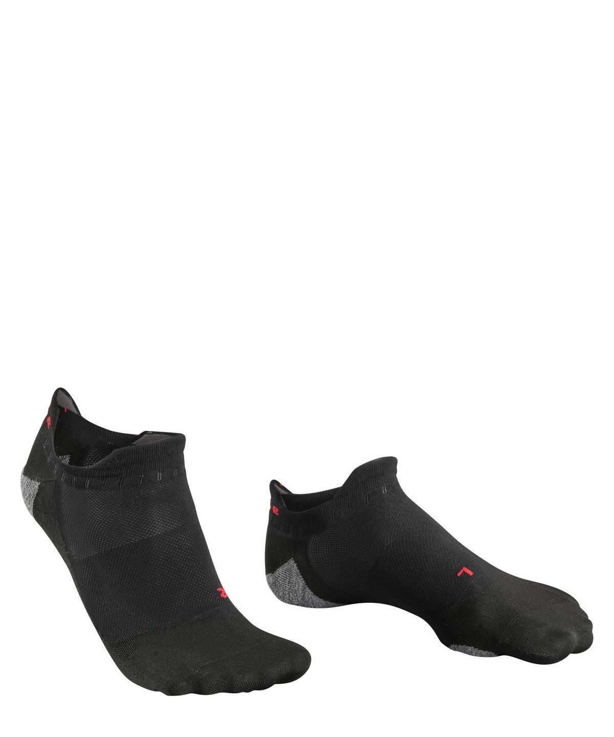 No Show Socks Falke RU5 Race Invisible Running Invisibles Męskie Czarne | EMTRNW-690