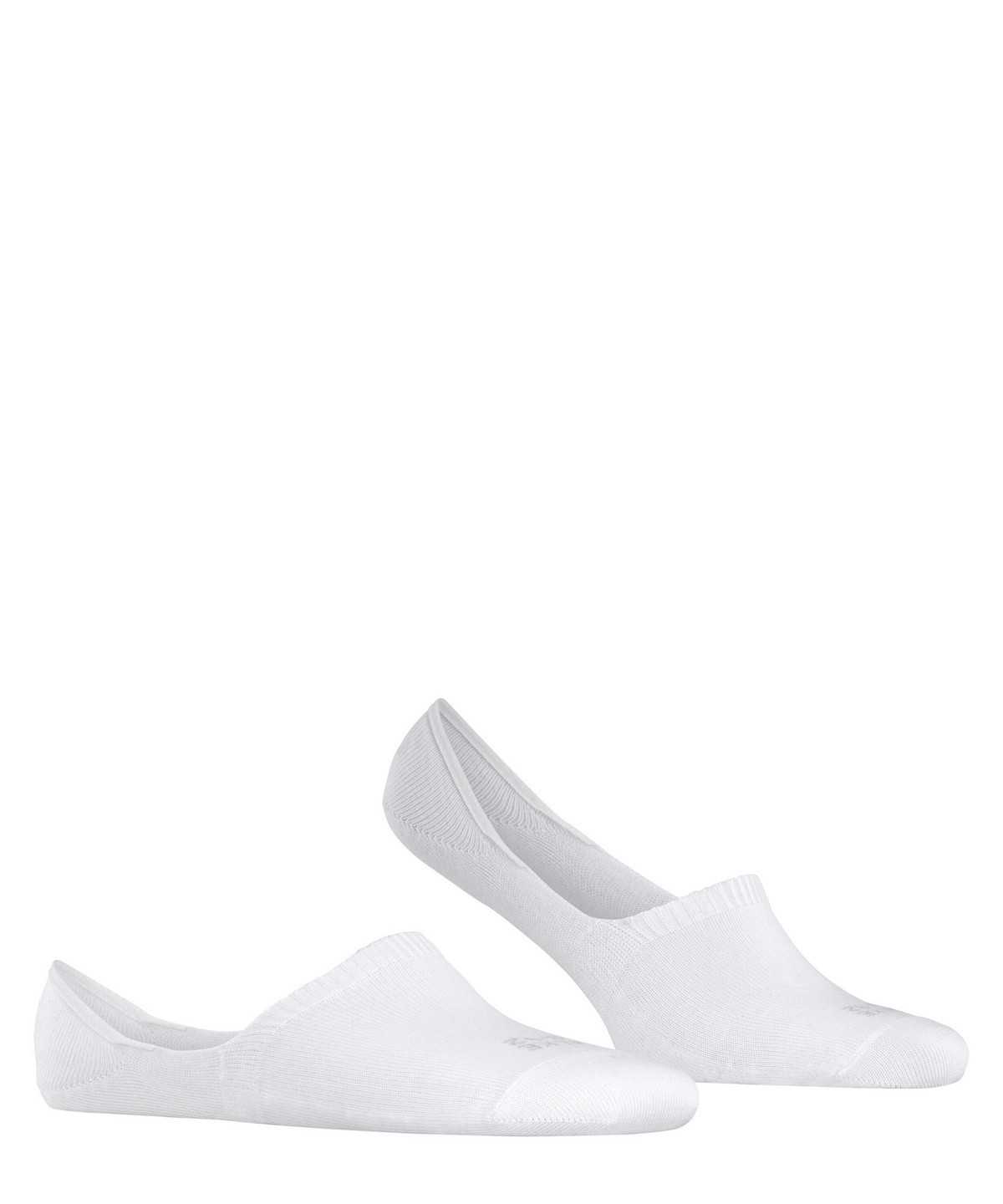 No Show Socks Falke Step High Cut Invisibles Męskie Białe | QYNJSG-206