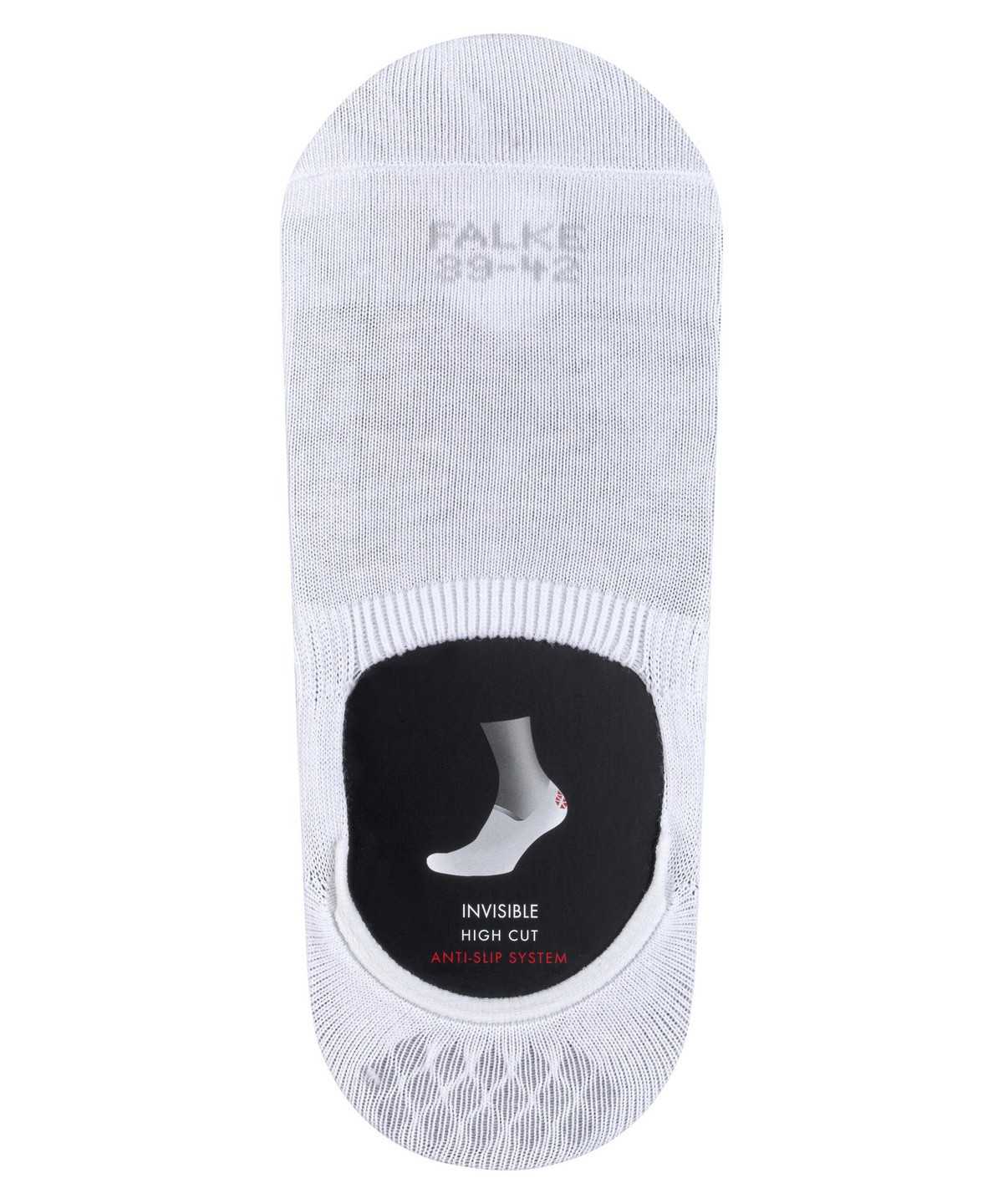 No Show Socks Falke Step High Cut Invisibles Męskie Białe | QYNJSG-206