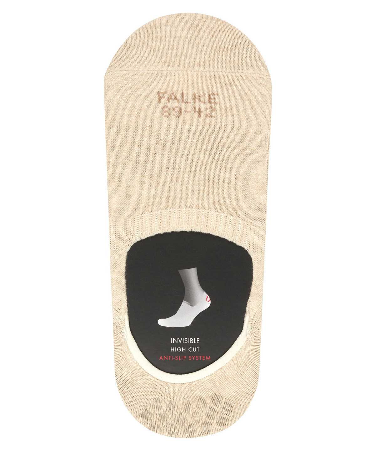 No Show Socks Falke Step High Cut Invisibles Męskie Beżowe | QBVDLW-315