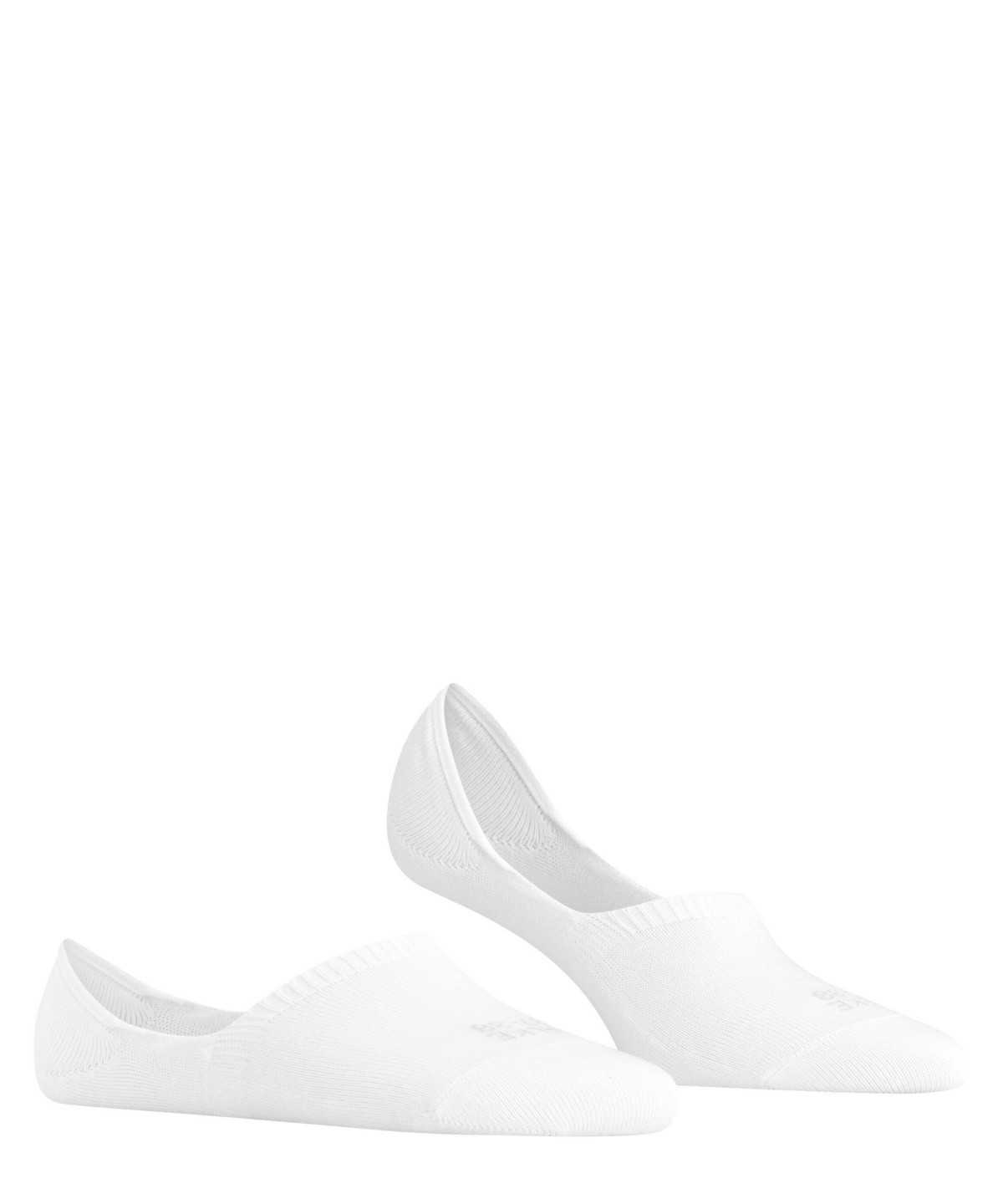 No Show Socks Falke Step High Cut Invisibles Damskie Białe | HJNKLX-694