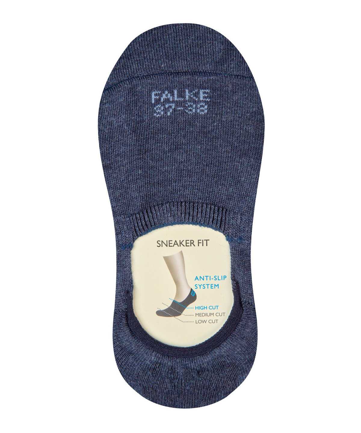 No Show Socks Falke Step High Cut Invisibles Damskie Niebieskie | MKJPAZ-821