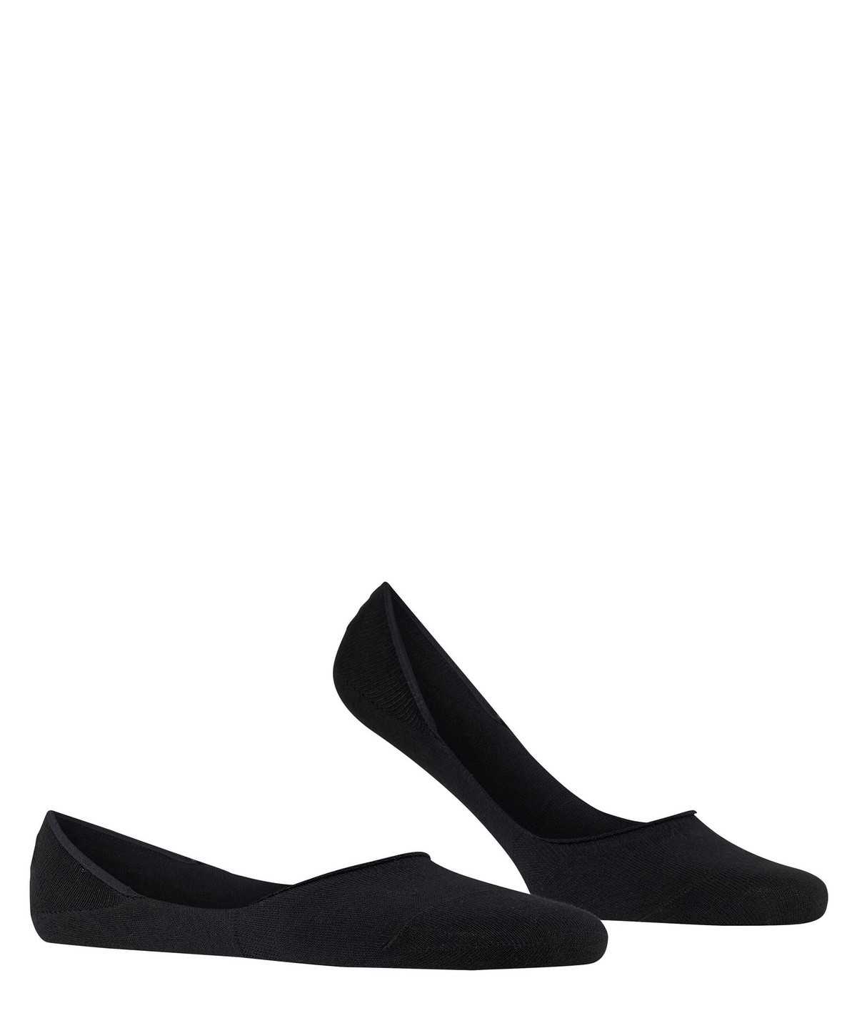 No Show Socks Falke Step Medium Cut Box Invisibles Męskie Czarne | TRSOCY-270