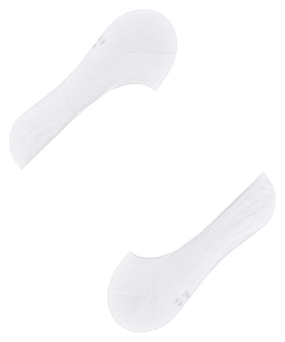 No Show Socks Falke Step Medium Cut Invisibles Męskie Białe | NWTCZM-735