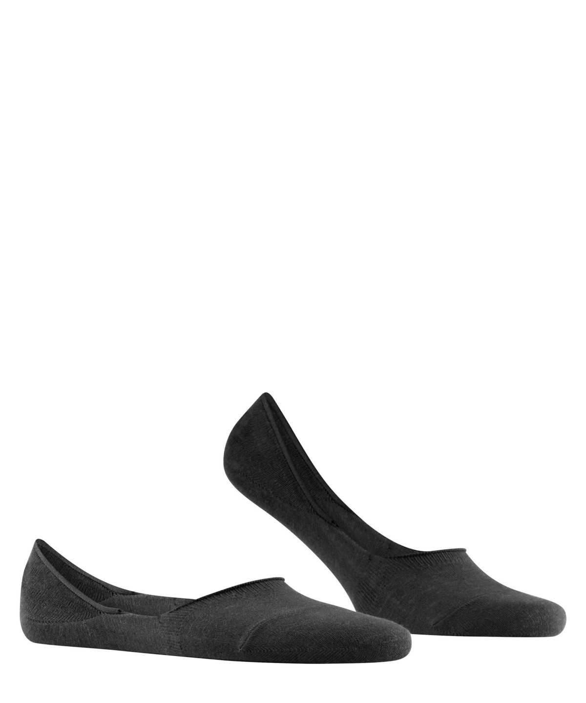 No Show Socks Falke Step Medium Cut Invisibles Męskie Czarne | BQPYNF-617