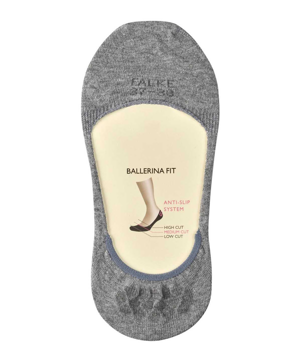 No Show Socks Falke Step Medium Cut Invisibles Damskie Szare | BELIKF-248