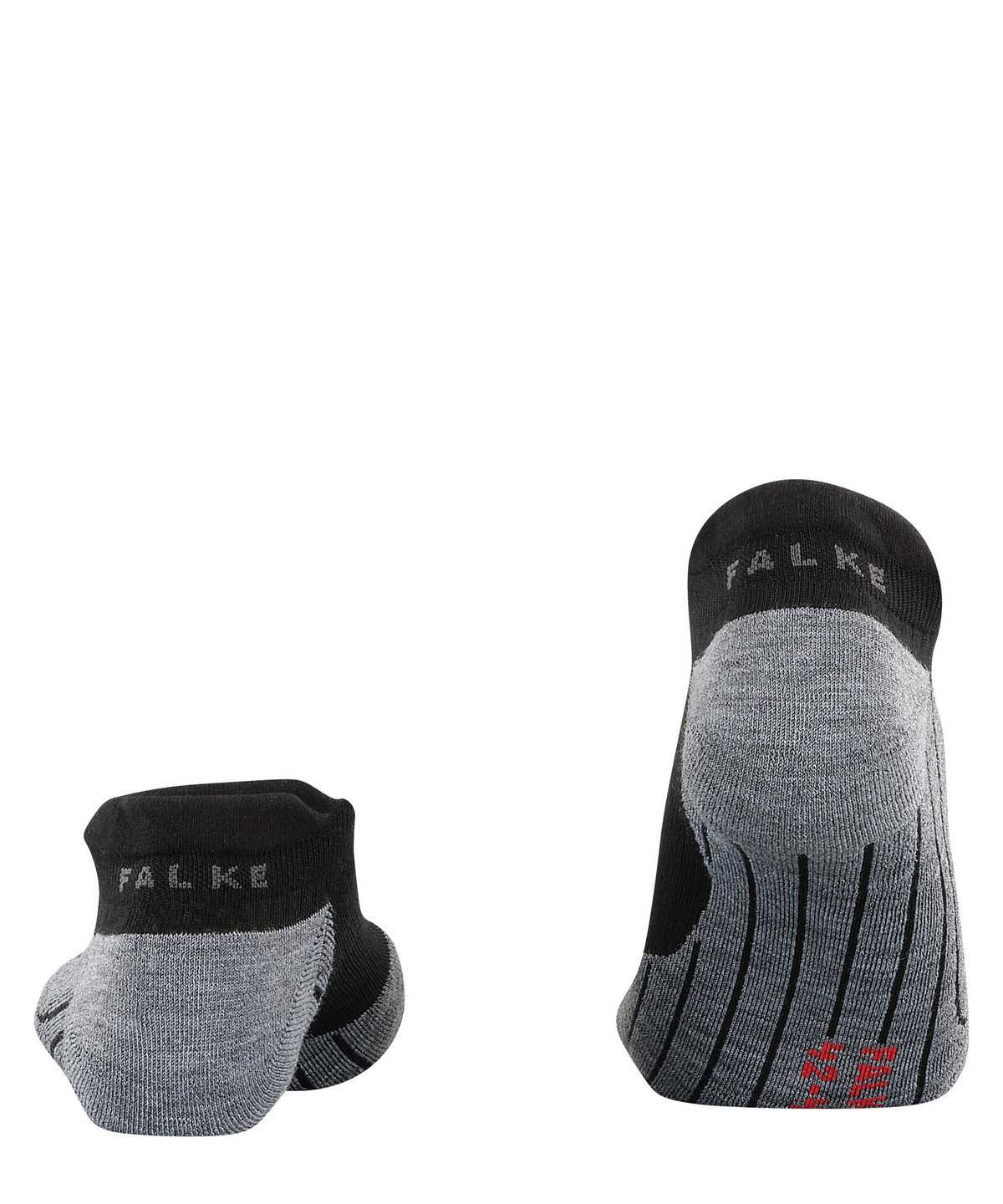 No Show Socks Falke TK5 Wander Invisible Trekking Invisibles Męskie Czarne | HBYUFZ-629