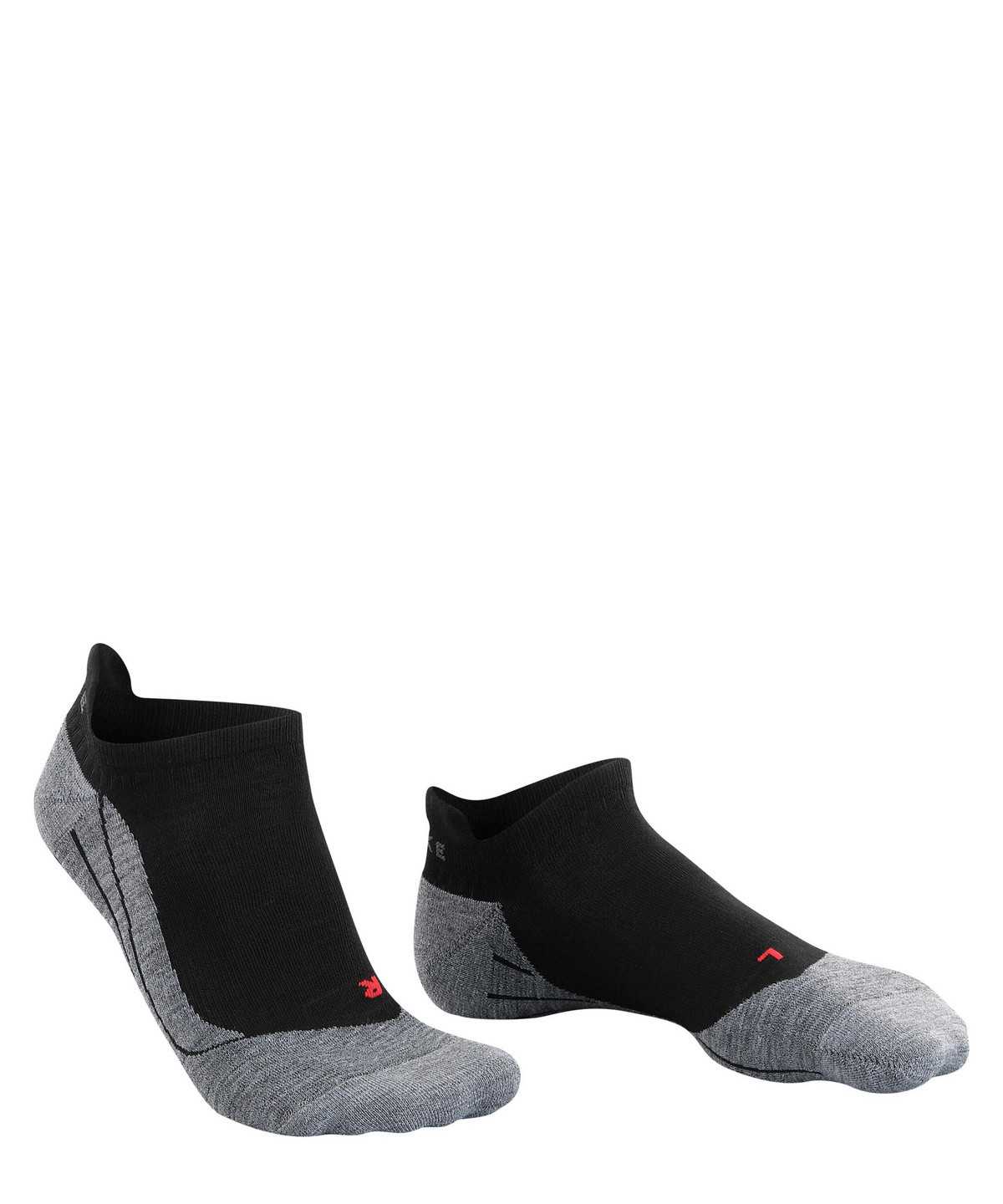 No Show Socks Falke TK5 Wander Invisible Trekking Invisibles Męskie Czarne | HBYUFZ-629