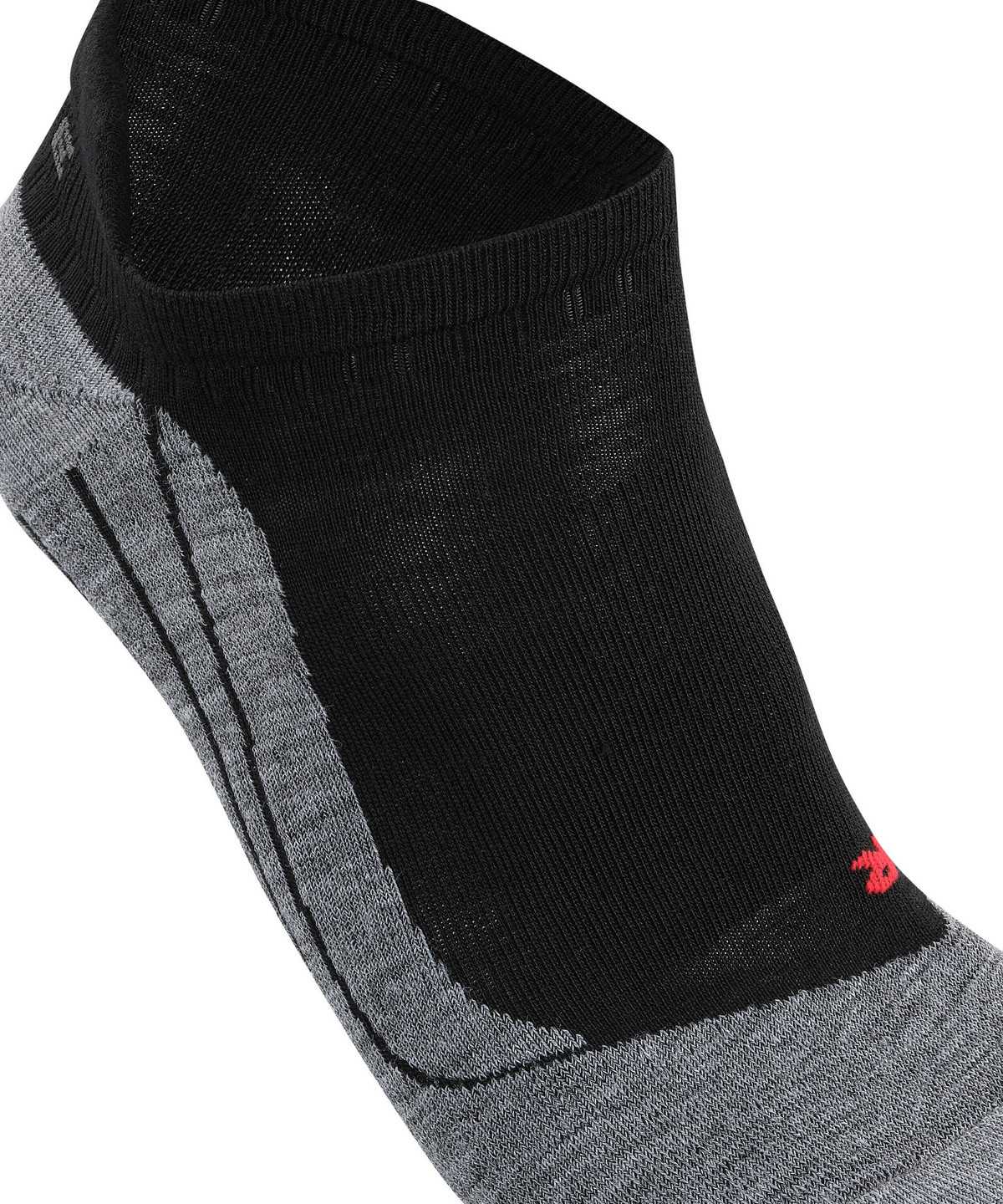 No Show Socks Falke TK5 Wander Invisible Trekking Invisibles Męskie Czarne | HBYUFZ-629