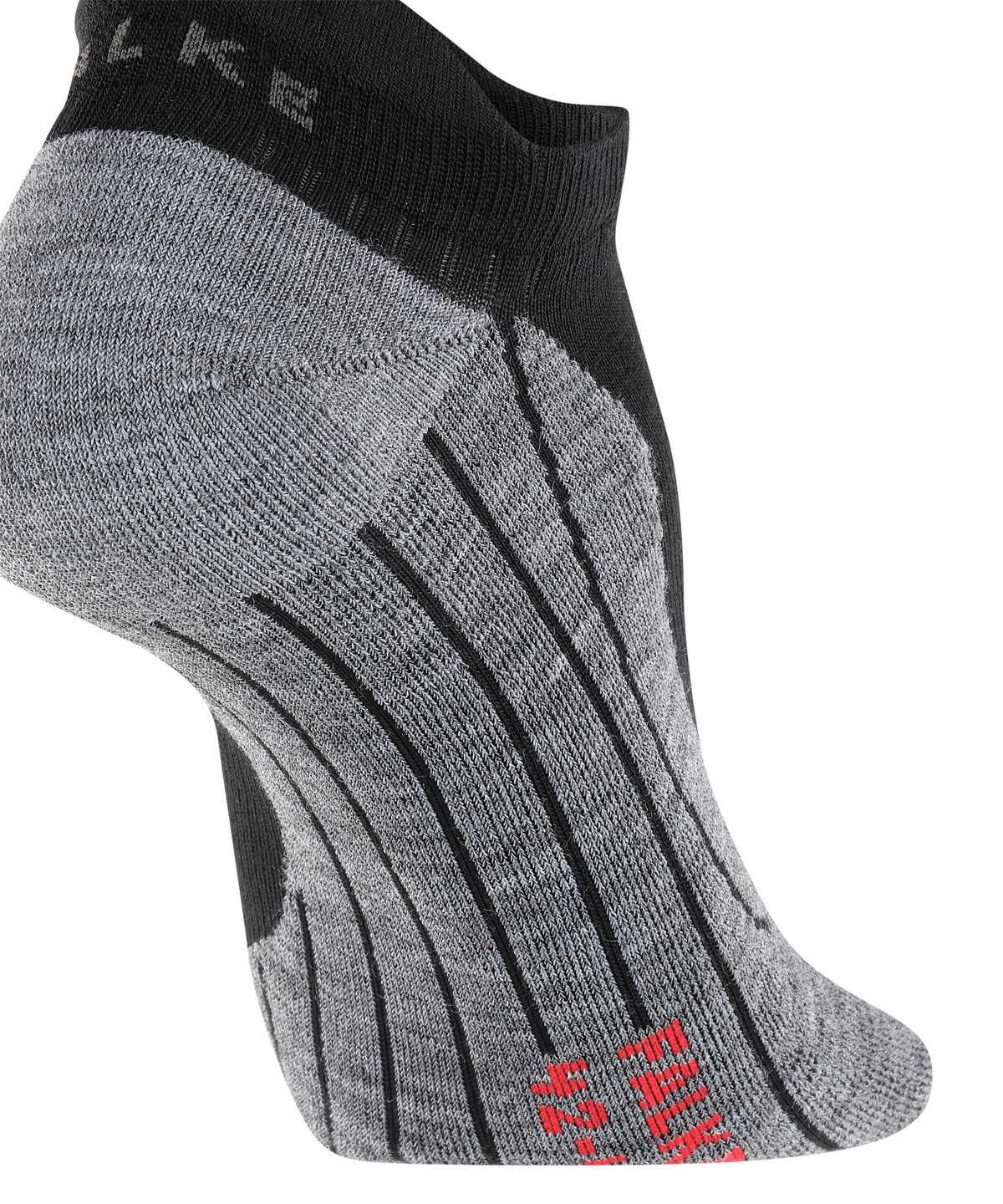 No Show Socks Falke TK5 Wander Invisible Trekking Invisibles Męskie Czarne | HBYUFZ-629