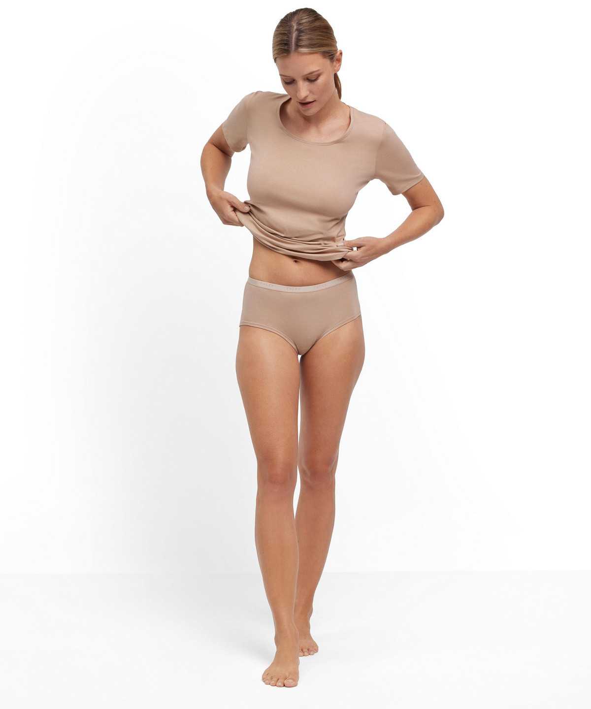 Panties & Slips Falke 2-Pack Hipster Daily Comfort Damskie Brązowe | BXWZCK-127