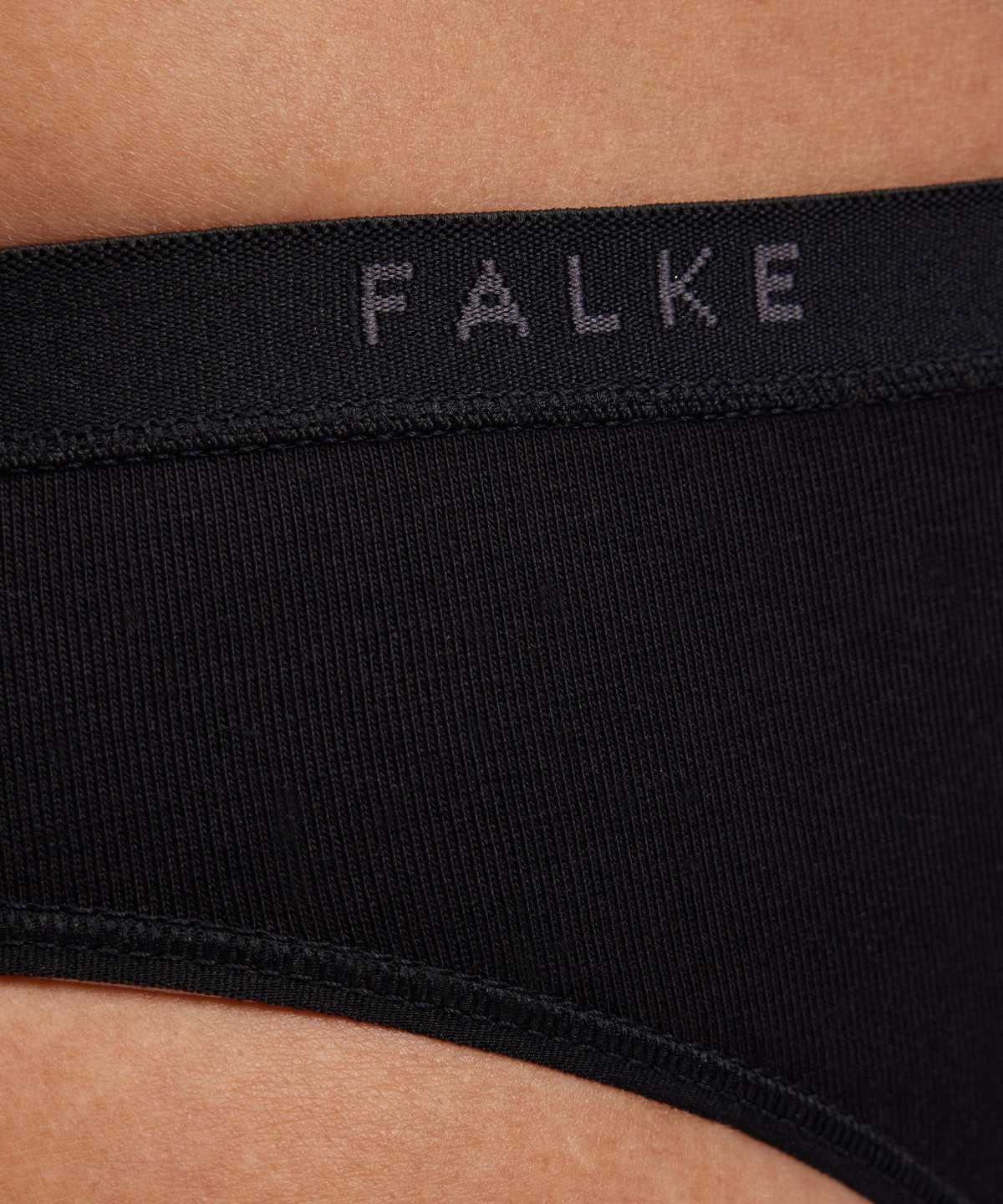 Panties & Slips Falke 2-Pack Thong Daily Comfort Damskie Czarne | YAFWBQ-845