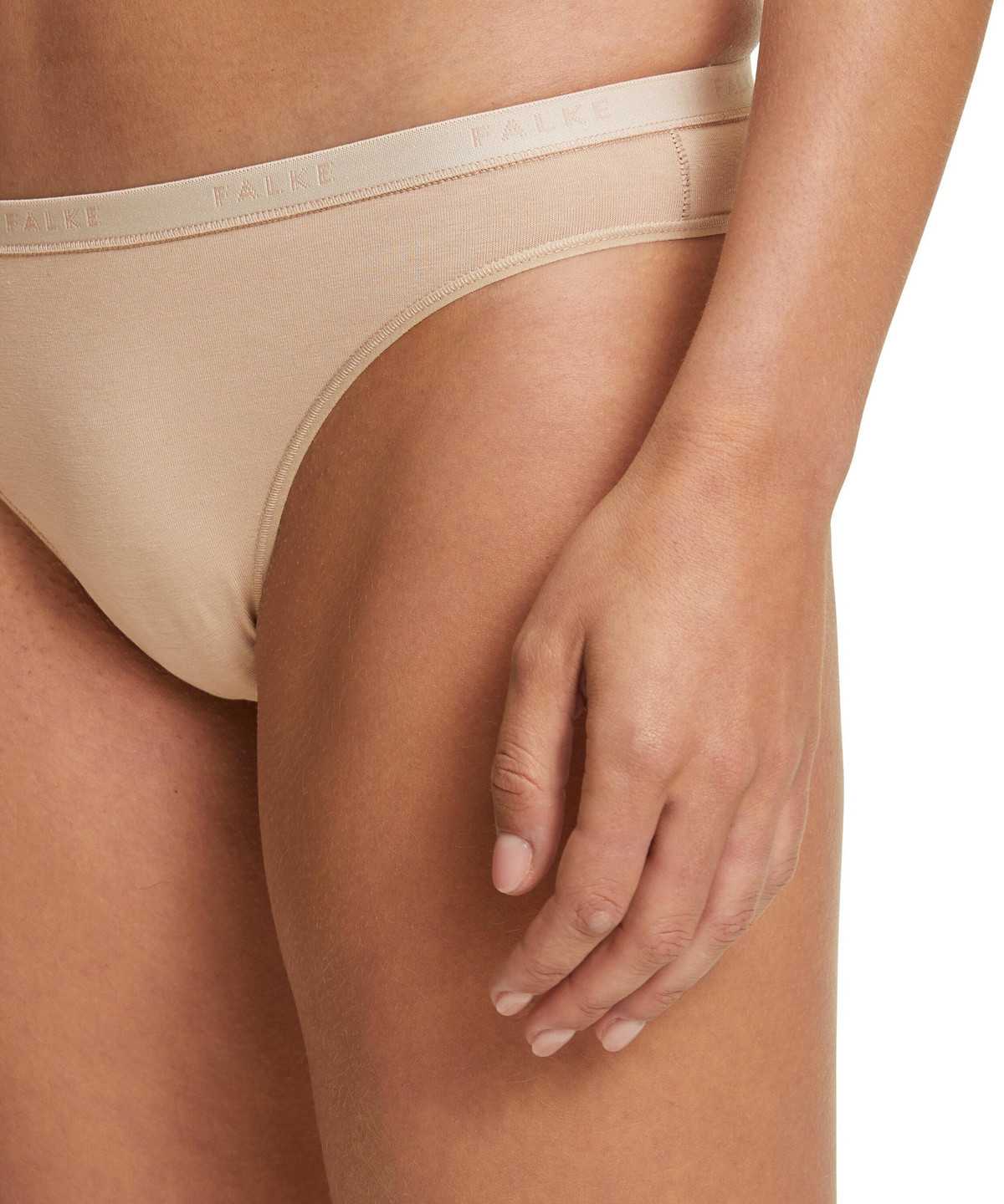 Panties & Slips Falke 2-Pack Thong Daily Comfort Damskie Brązowe | MZRNQS-834