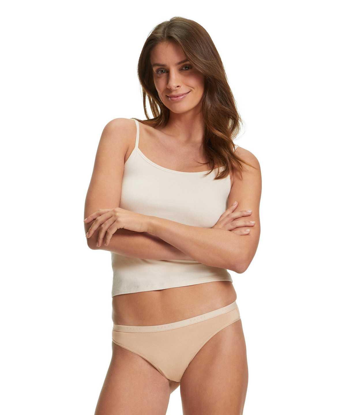 Panties & Slips Falke 2-Pack Thong Daily Comfort Damskie Brązowe | MZRNQS-834