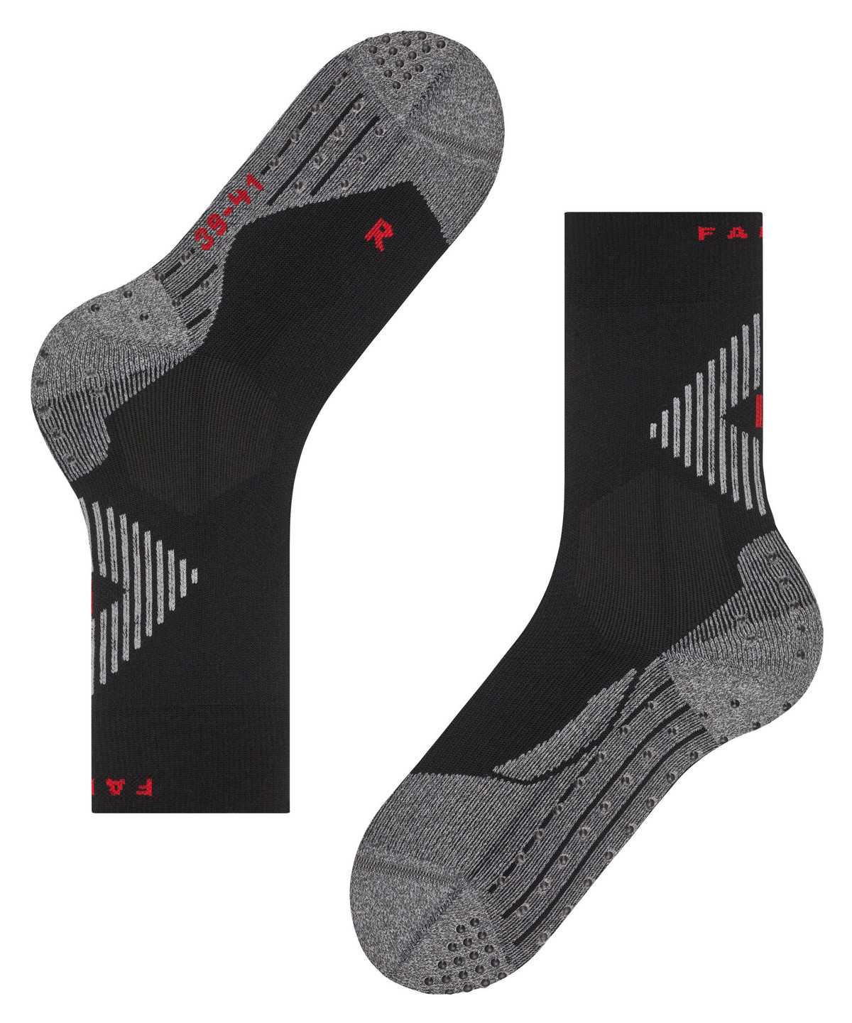 Skarpetki Falke 4GRIP Socks Męskie Czarne | FRSZQT-246