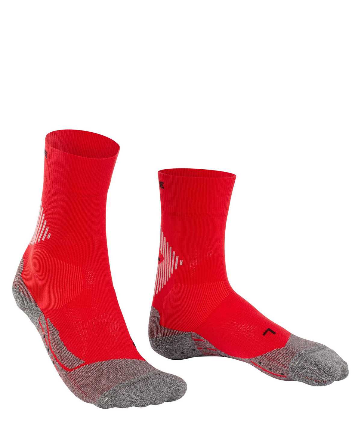 Skarpetki Falke 4GRIP Socks Męskie Czerwone | ZTHYPV-241