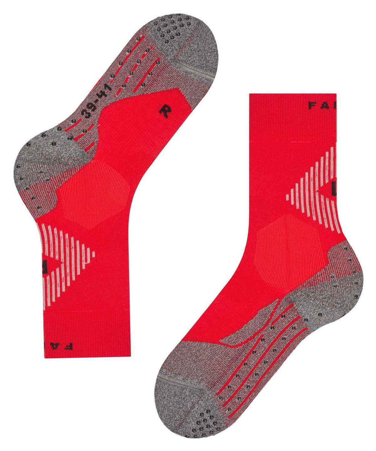 Skarpetki Falke 4GRIP Socks Męskie Czerwone | ZTHYPV-241